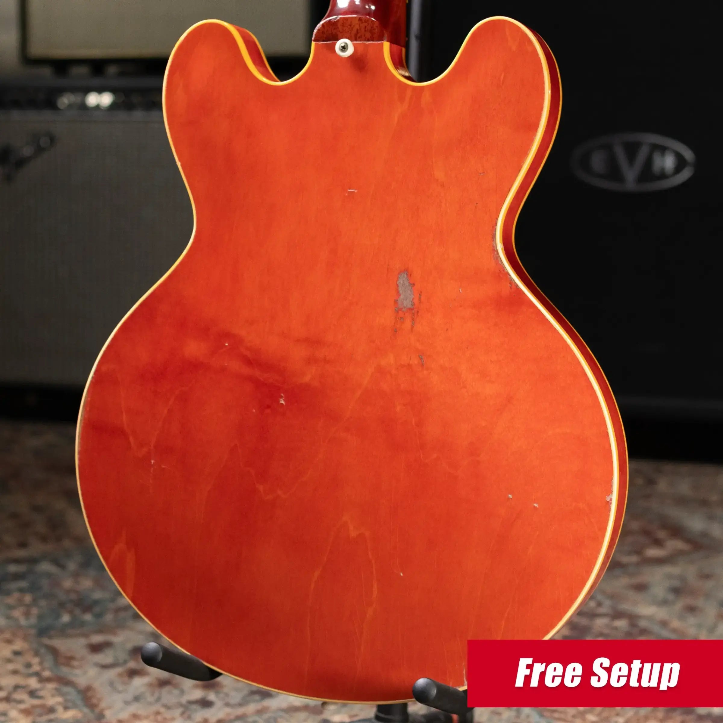 Gibson Custom Shop 1958 ES-335 Unbound Murphy Lab Heavy Aged Semi-Hollow Electric Guitar - Watermelon with Hardshell Case
