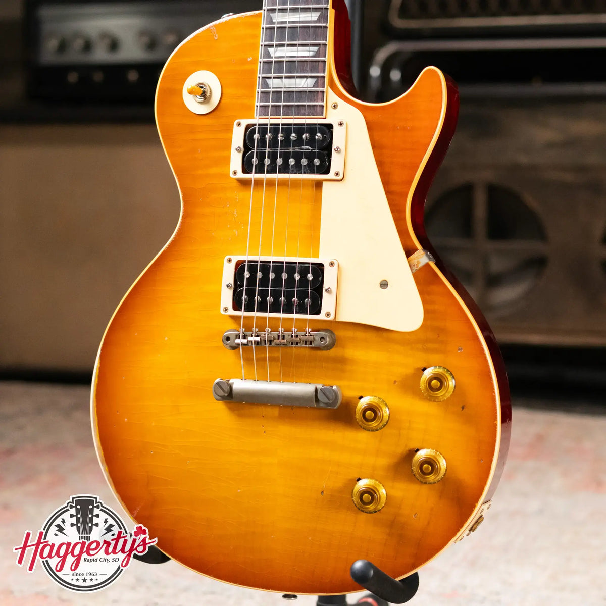 Gibson Custom Shop 1958 Les Paul Standard BOTB Page 153 Murphy Lab Heavy Aged Electric Guitar - Sunburst with Hardshell Case - Demo
