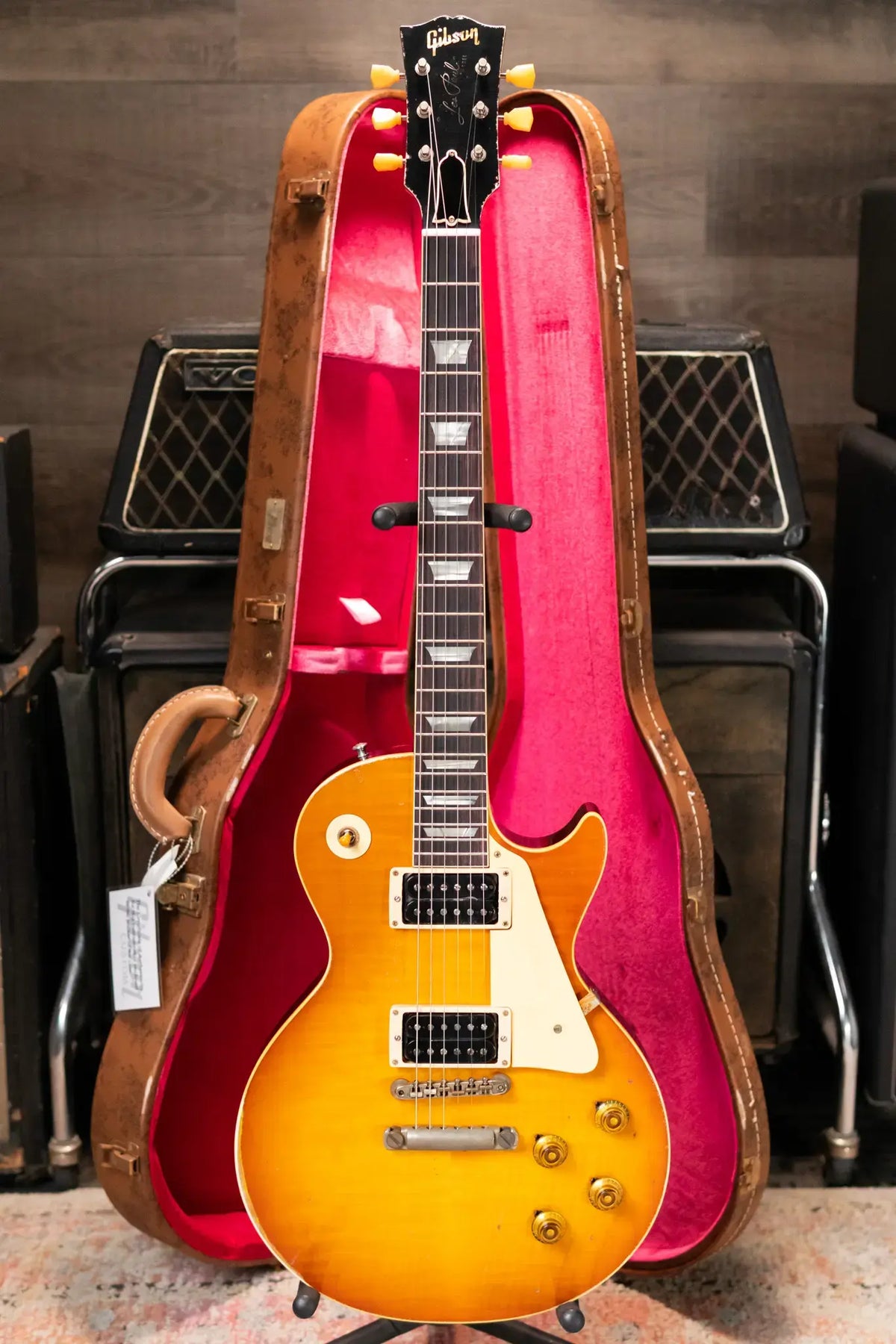 Gibson Custom Shop 1958 Les Paul Standard BOTB Page 153 Murphy Lab Heavy Aged Electric Guitar - Sunburst with Hardshell Case - Demo