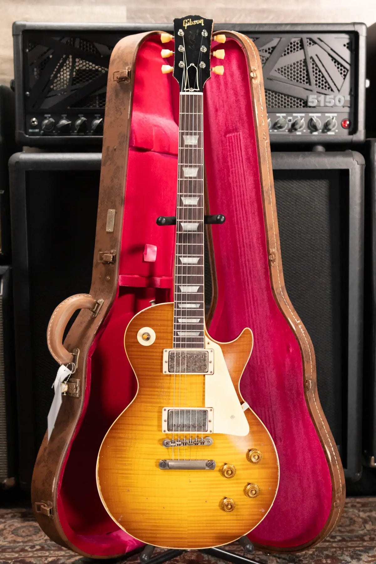 Gibson Custom Shop 1959 Les Paul Standard Reissue Murphy Lab Heavy Aged Electric Guitar - Golden Poppy Burst with Hardshell Case - Demo