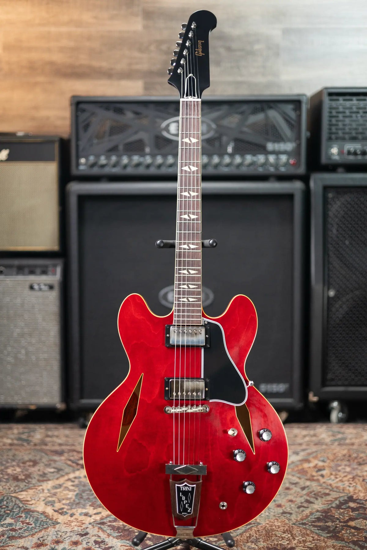Gibson Custom Shop 1964 Trini Lopez Standard Reissue VOS Semi-Hollow Guitar - Sixties Cherry with Hardshell Case - Demo