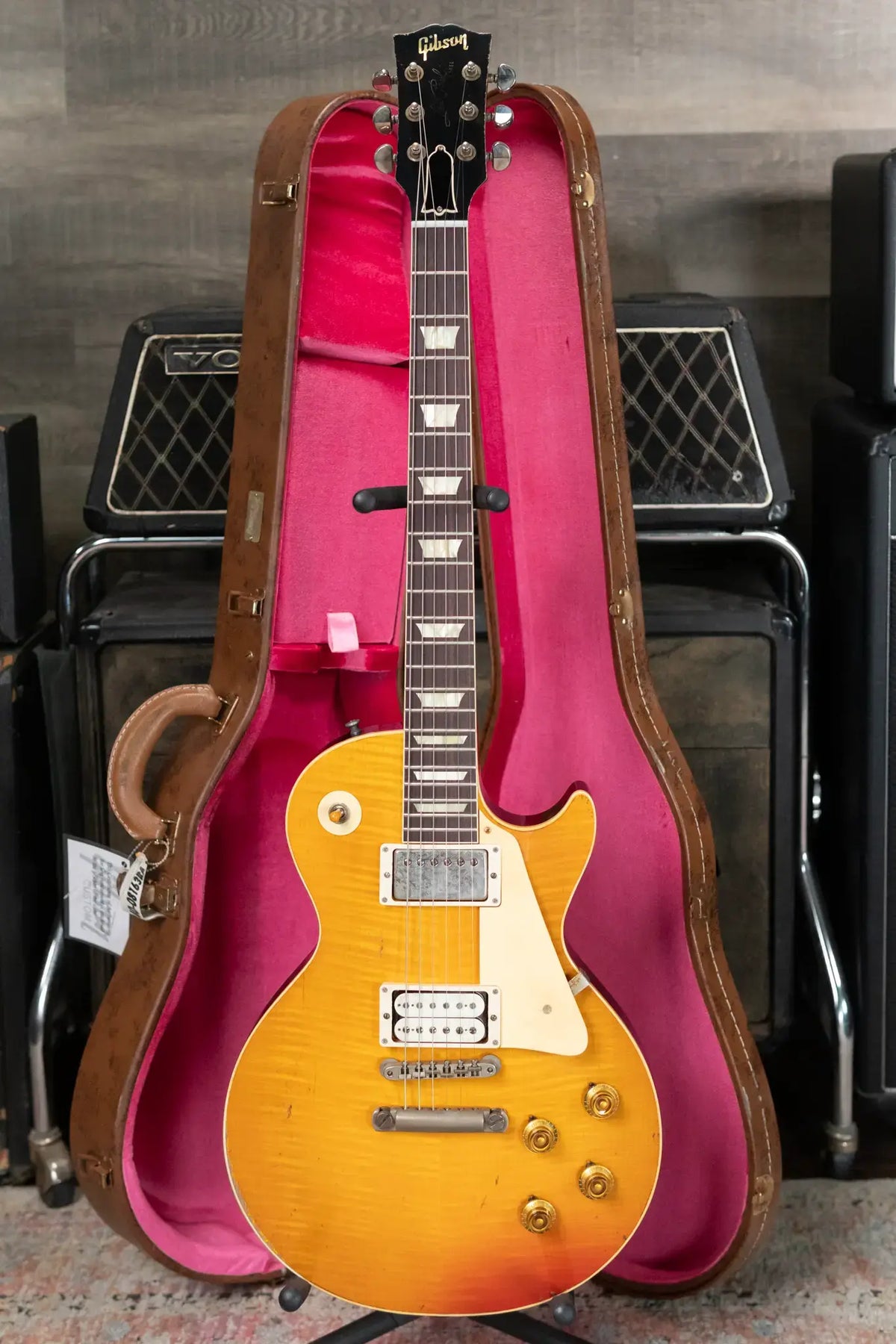 Gibson Custom Shop 1959 Les Paul Standard BOTB Page 116 Murphy Lab Heavy Aged Electric Guitar - Sunburst with Hardshell Case - Demo