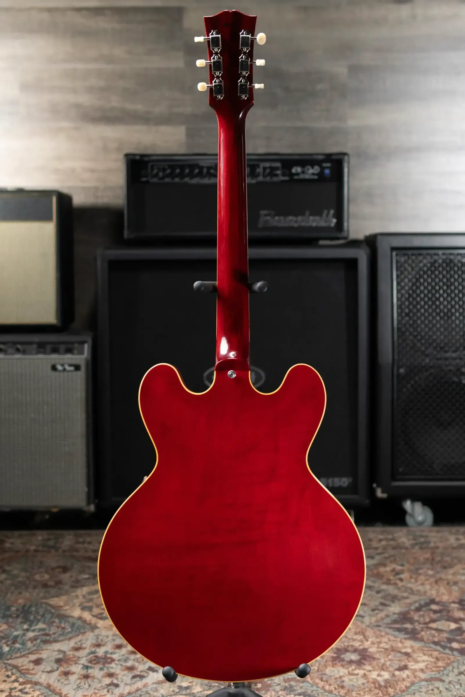 Gibson Custom Shop '62 ES-330 TD Reissue VOS Hollowbody Electric Guitar - Sixties Cherry with Hardshell Case