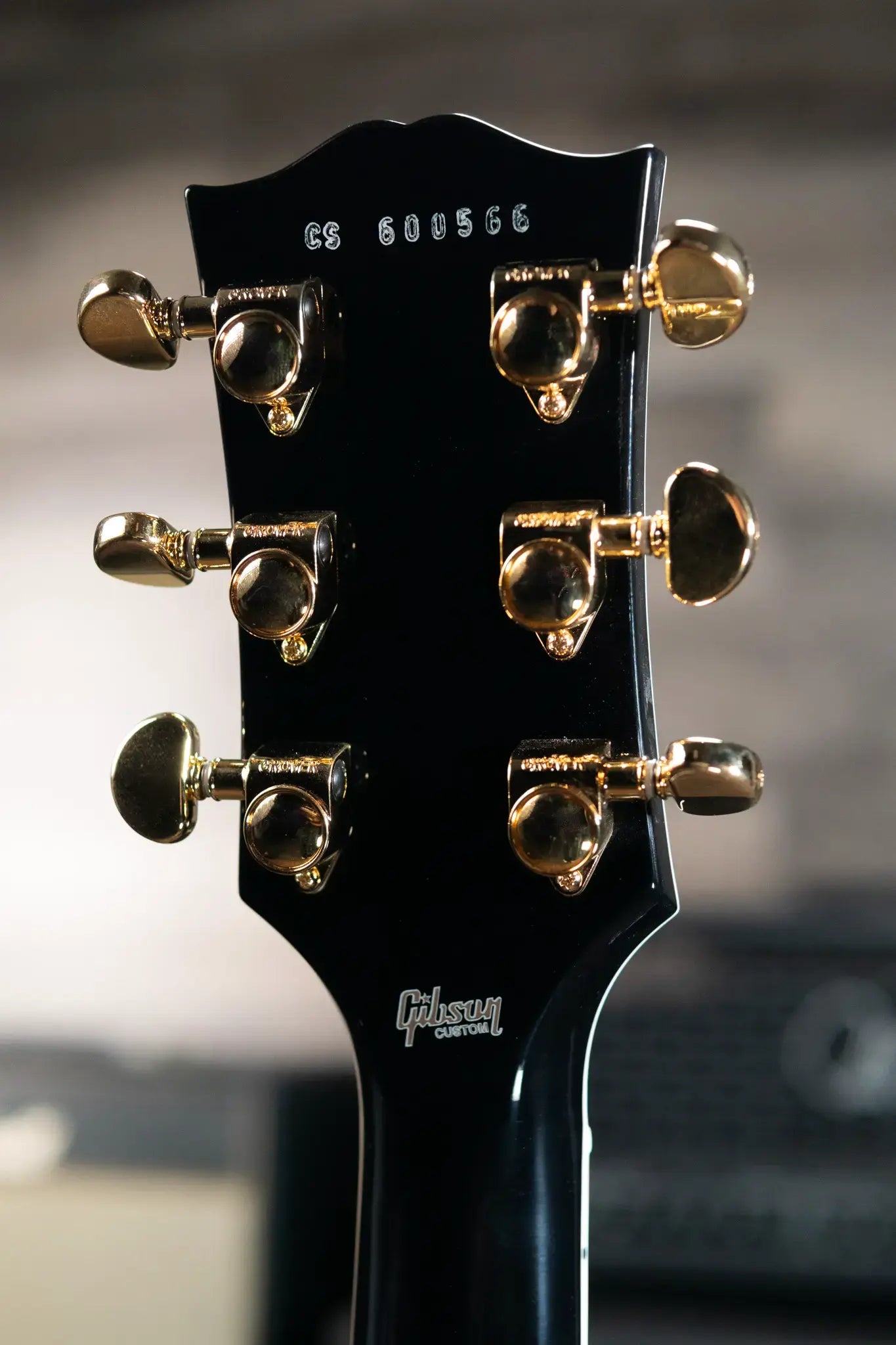 Gibson Custom Shop RD Custom Electric Guitar - Ebony with Hardshell Case