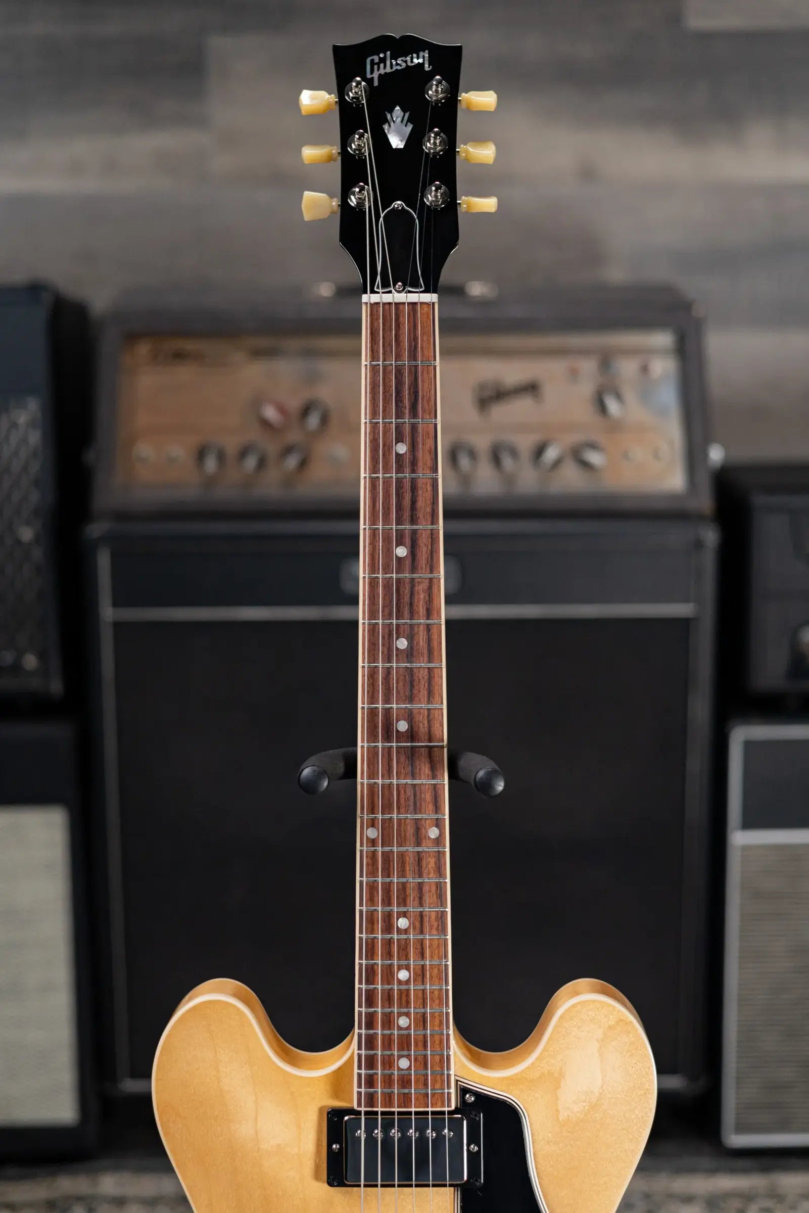 Gibson ES-335 50s Semi-Hollow Electric Guitar - Vintage Natural with Hardshell Case