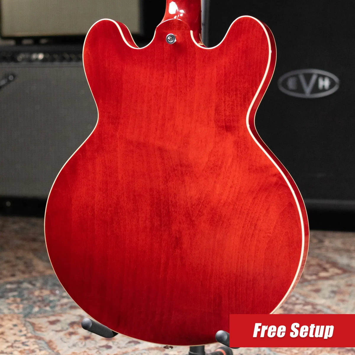 Gibson ES-335 '60s Semi-Hollow Electric Guitar - Sixties Cherry with Hardshell Case