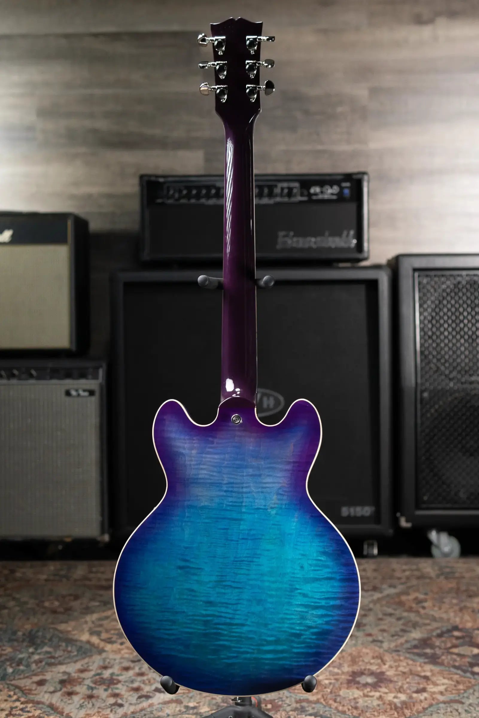 Gibson ES-339 Figured Semi-Hollow Electric Guitar - Blueberry Burst with Hardshell Case