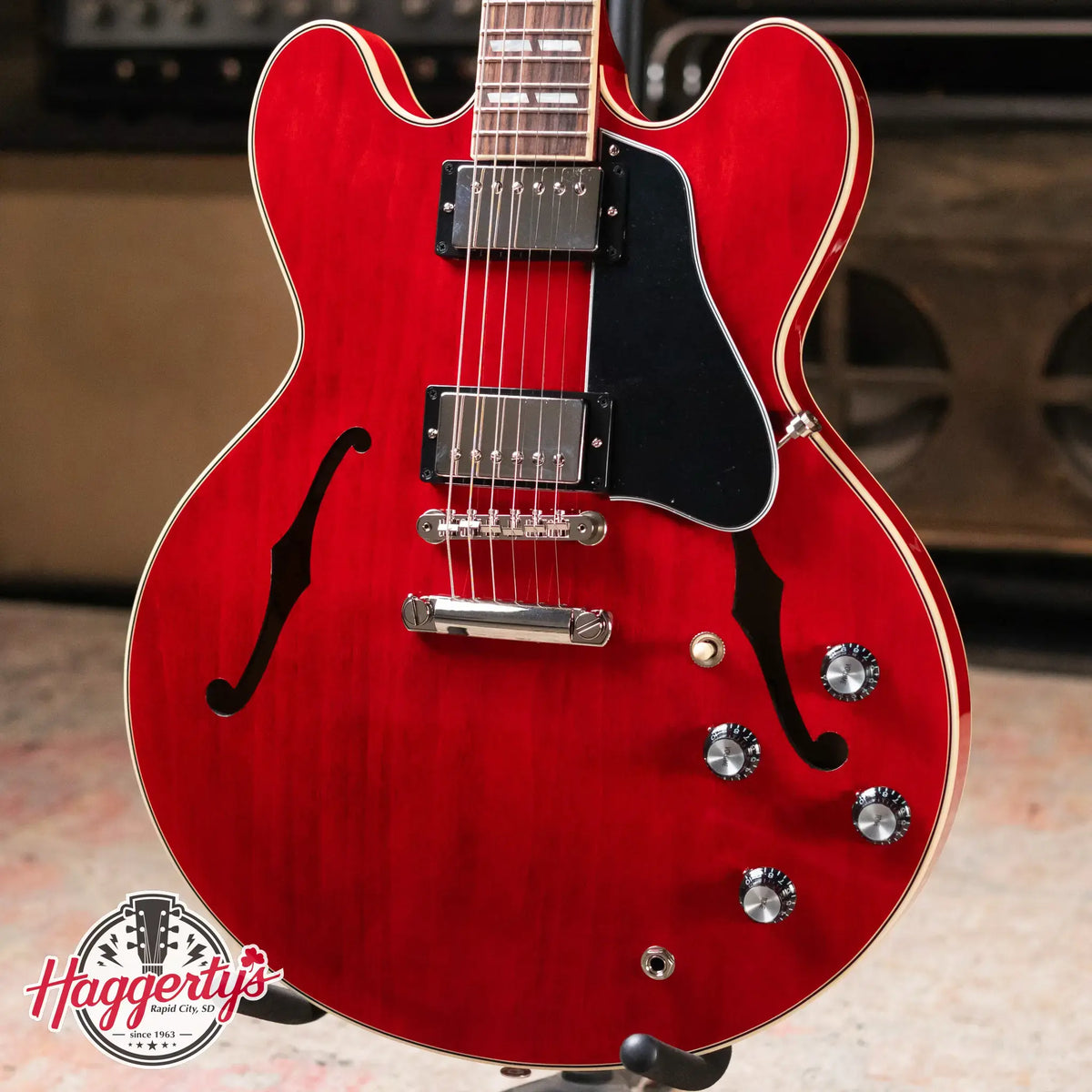 Gibson ES-345 Semi-Hollow Electric Guitar - Sixties Cherry with Hardshell Case - Demo