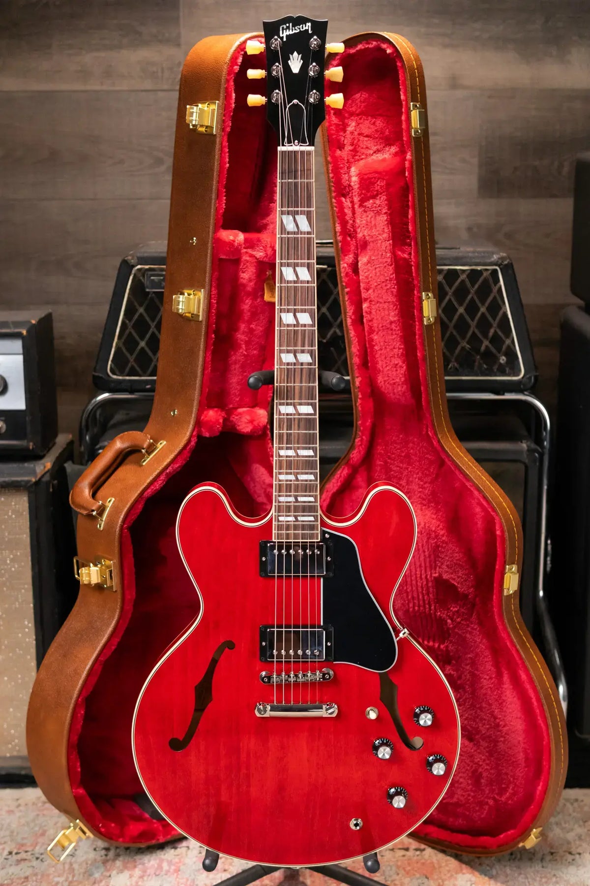 Gibson ES-345 Semi-Hollow Electric Guitar - Sixties Cherry with Hardshell Case - Demo