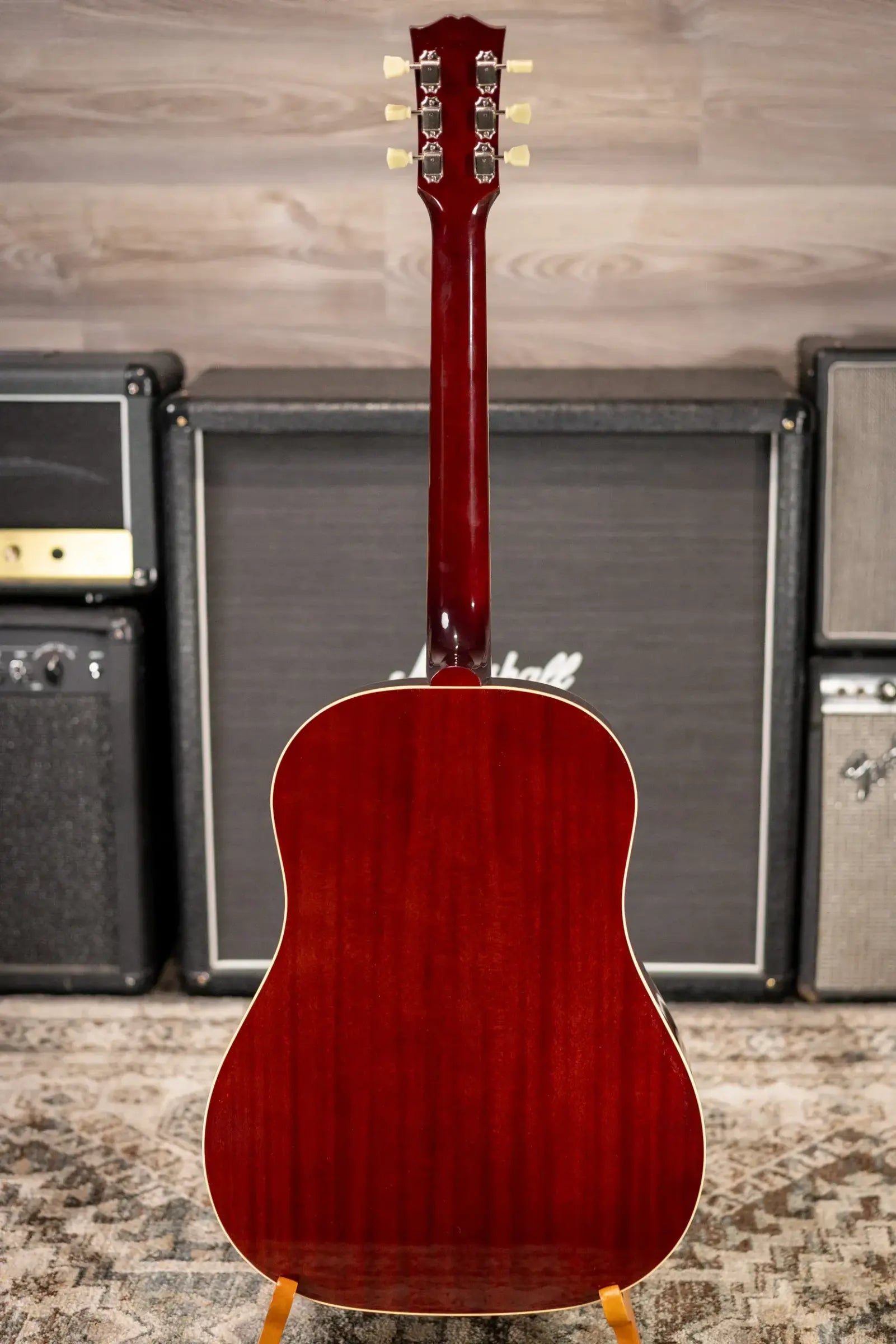 Gibson J-160E Original Acoustic/Electric Guitar - Vintage Sunburst with Hardshell Case