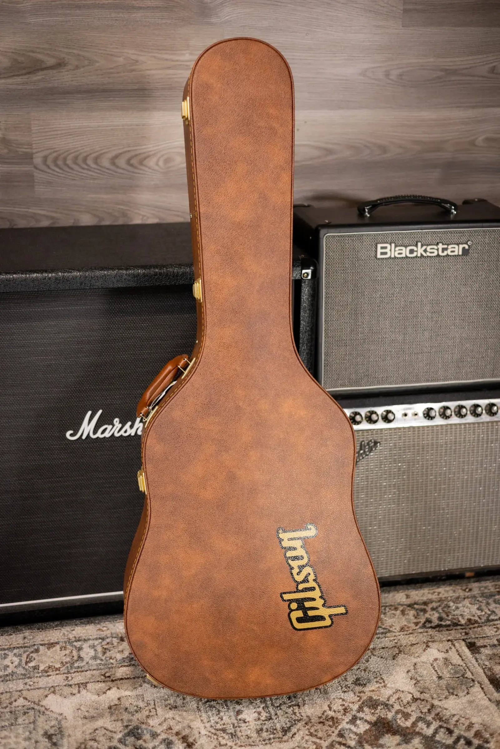 Gibson J-160E Original Acoustic/Electric Guitar - Vintage Sunburst with Hardshell Case
