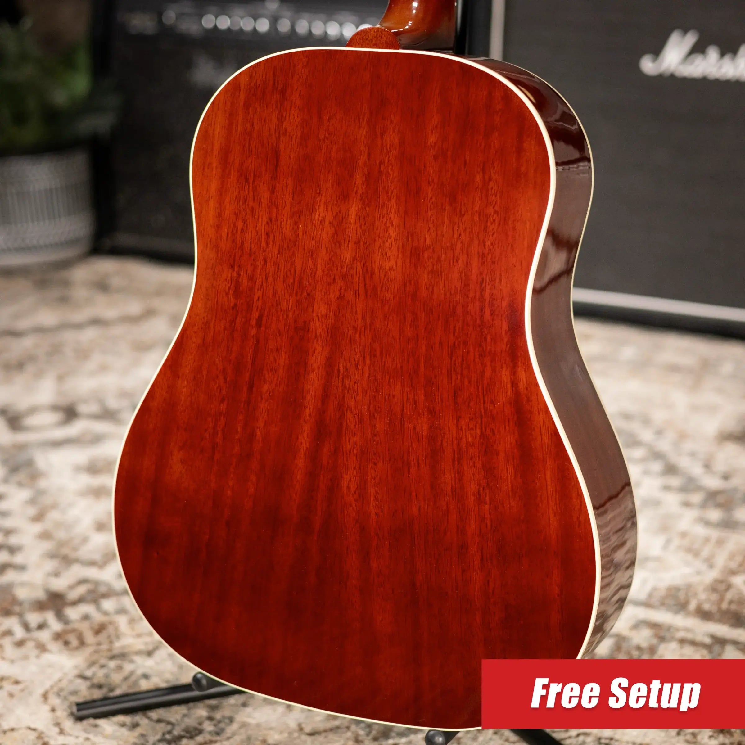 Gibson J-45 Standard Goldtop Acoustic/Electric Guitar - Goldtop Gloss with Hardshell Case