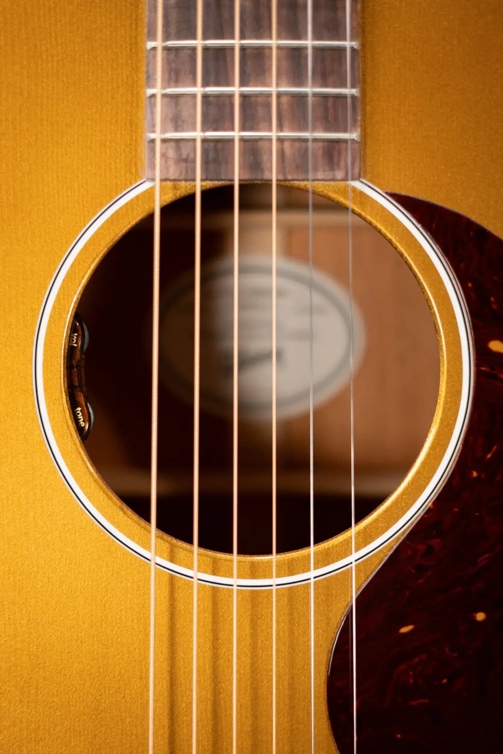 Gibson J-45 Standard Goldtop Acoustic/Electric Guitar - Goldtop Gloss with Hardshell Case