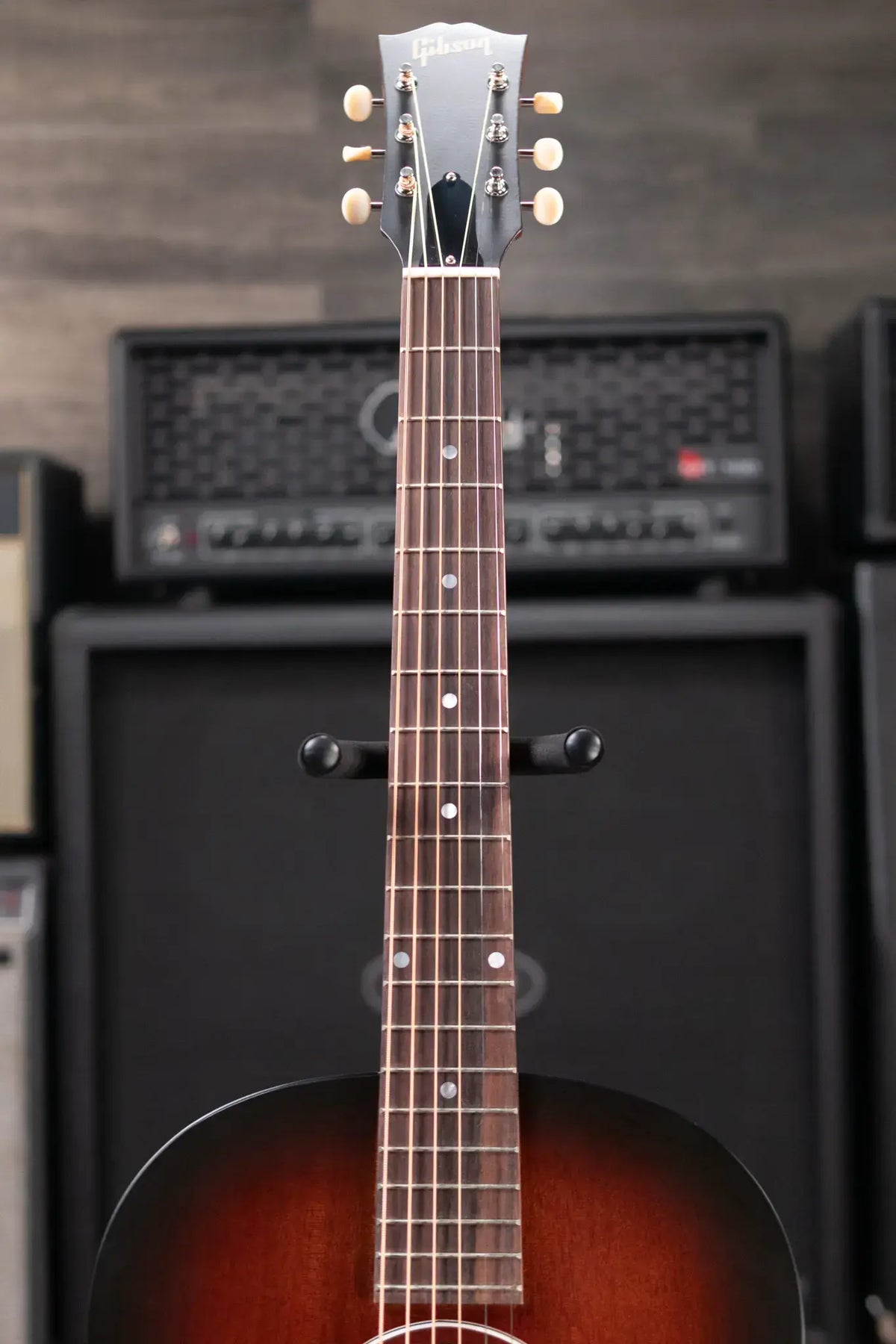 Gibson LG-2 All Mahogany Faded Acoustic/Electric Guitar - Vintage Sunburst with Hardshell Case - Floor Model Demo