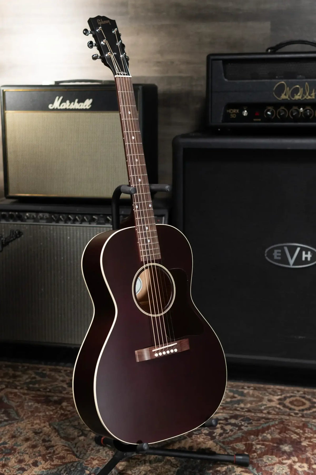 Gibson L-00 Special Acoustic/Electric Guitar - Satin Wine Red with Gig Bag