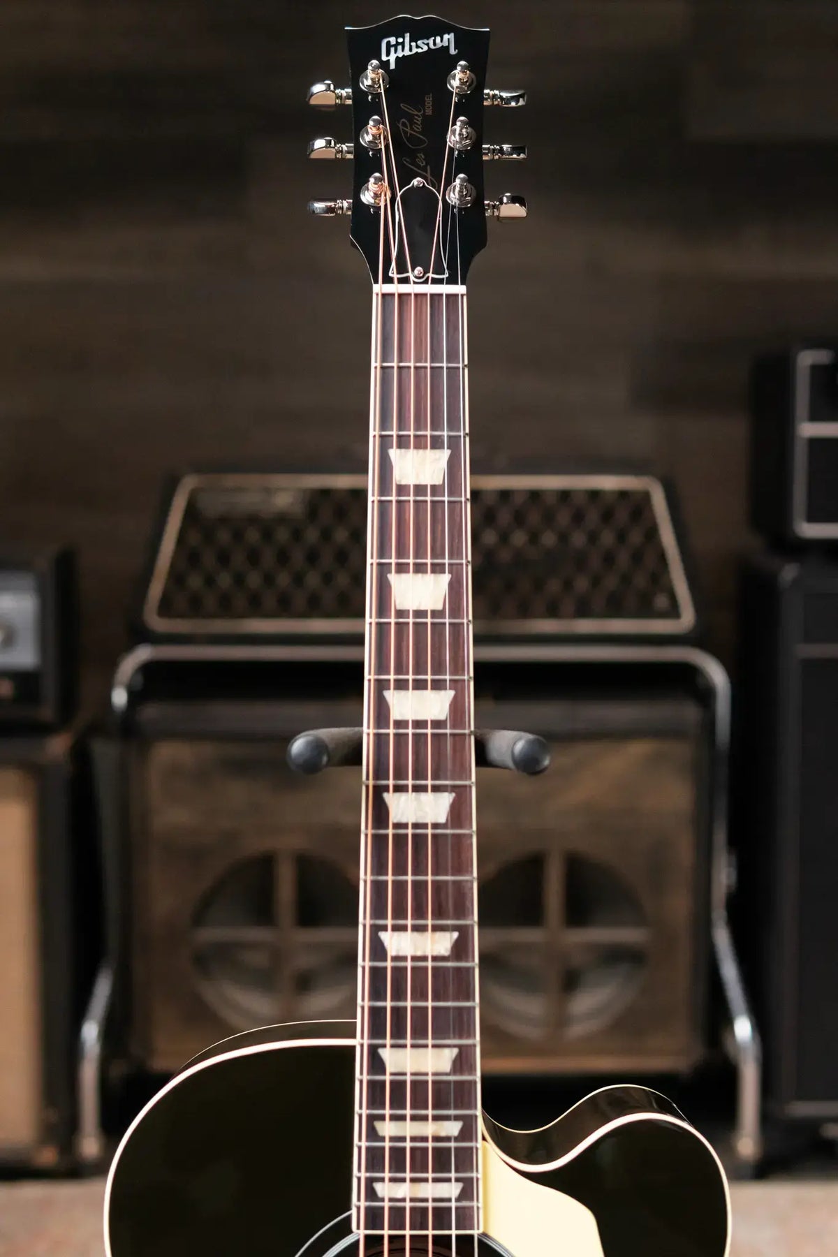 Gibson Les Paul Parlor Acoustic/Electric Guitar - Vintage Sunburst with Hardshell Case - Demo