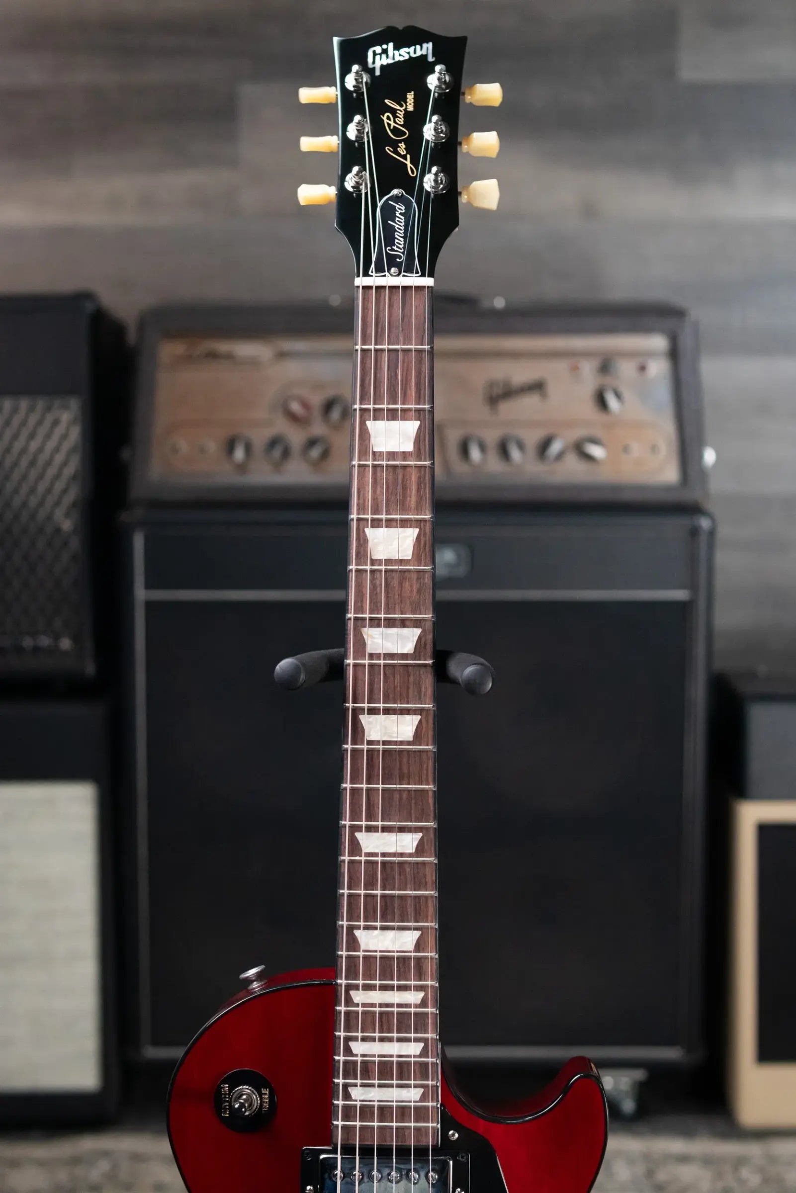 Gibson Les Paul Standard 50s Mahogany Top Electric Guitar - Vintage Cherry with Hardshell Case