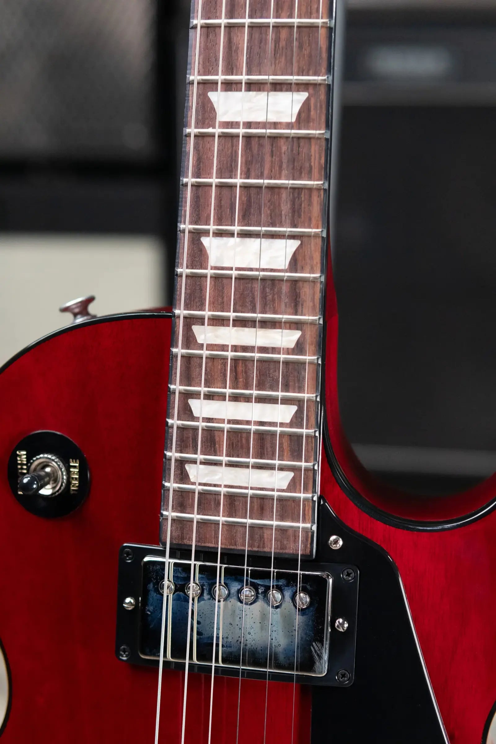 Gibson Les Paul Standard 50s Mahogany Top Electric Guitar - Vintage Cherry with Hardshell Case