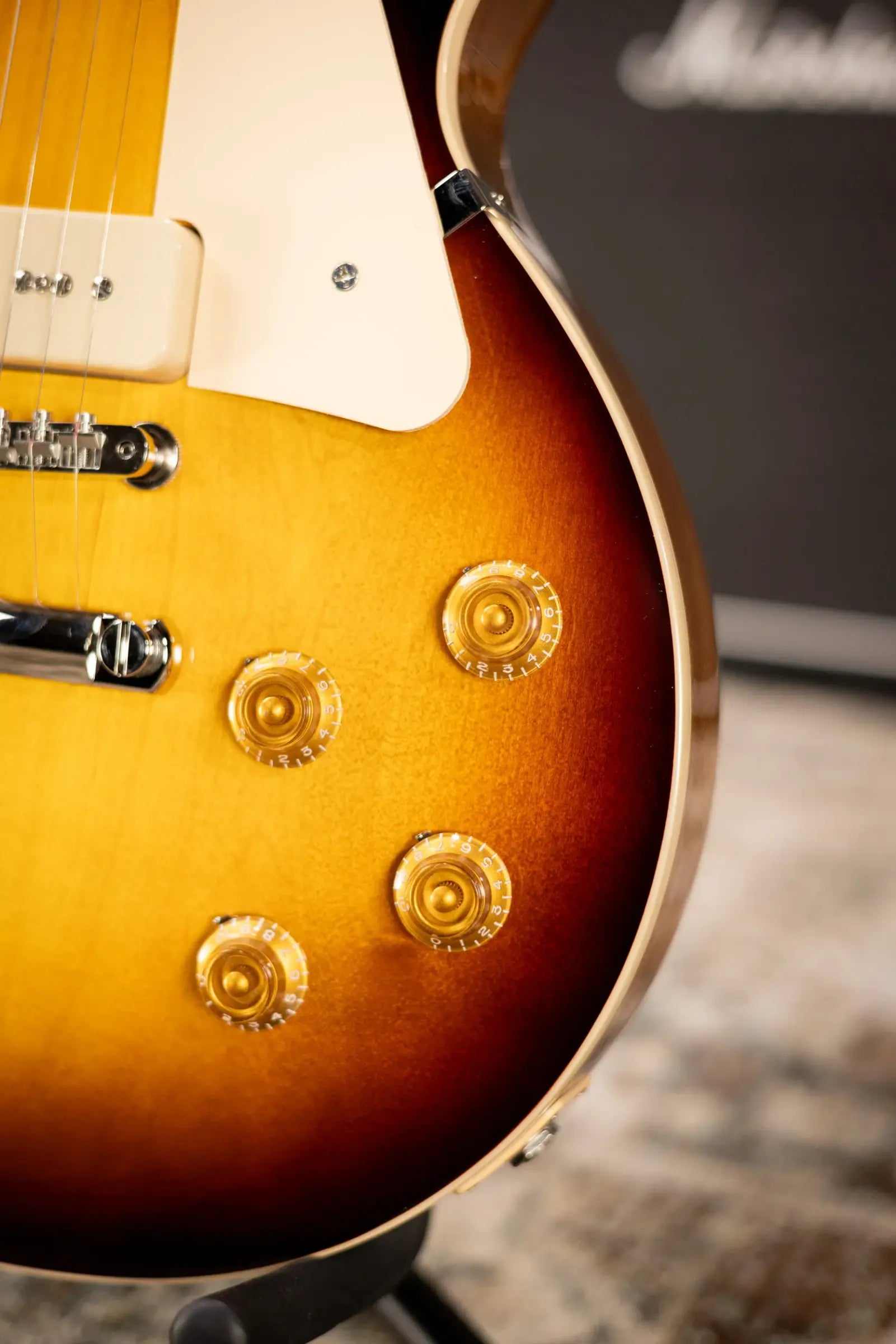 Gibson Les Paul Standard '50s P-90 Electric Guitar - Tobacco Burst with Hardshell Case