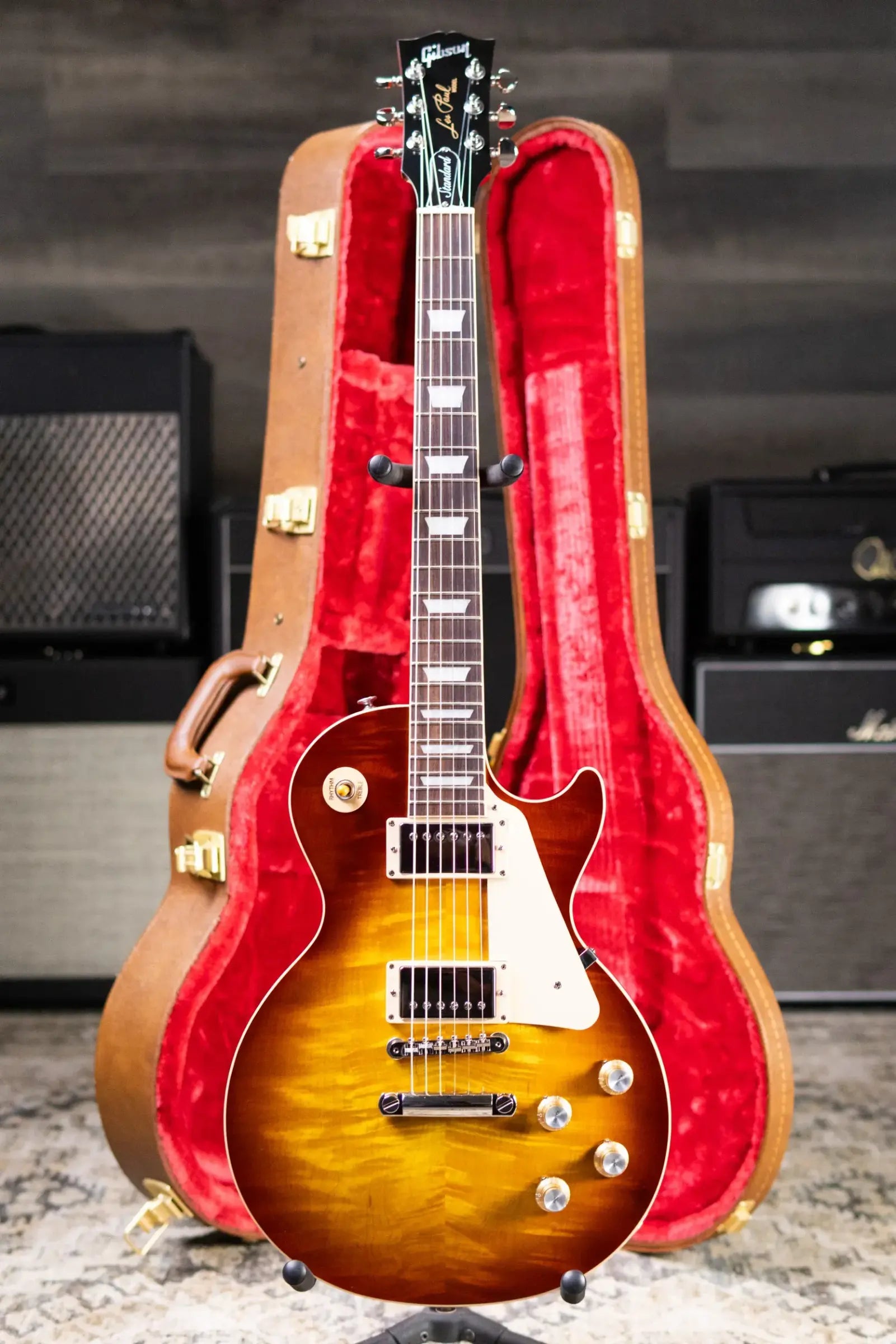 Gibson Les Paul Standard 60's Electric Guitar - Iced Tea with Hardshell Case - Used