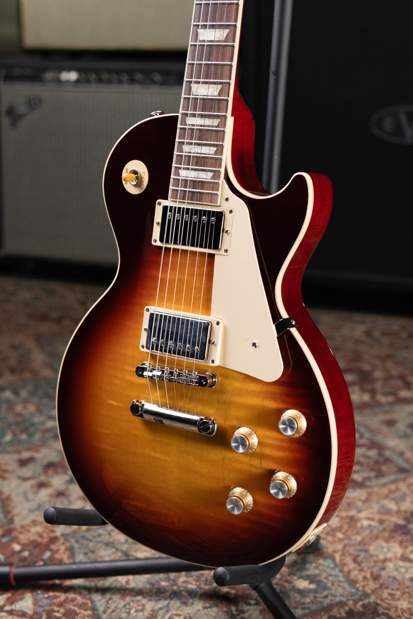 Gibson Les Paul Standard '60s Electric Guitar - Bourbon Burst with Hardshell Case