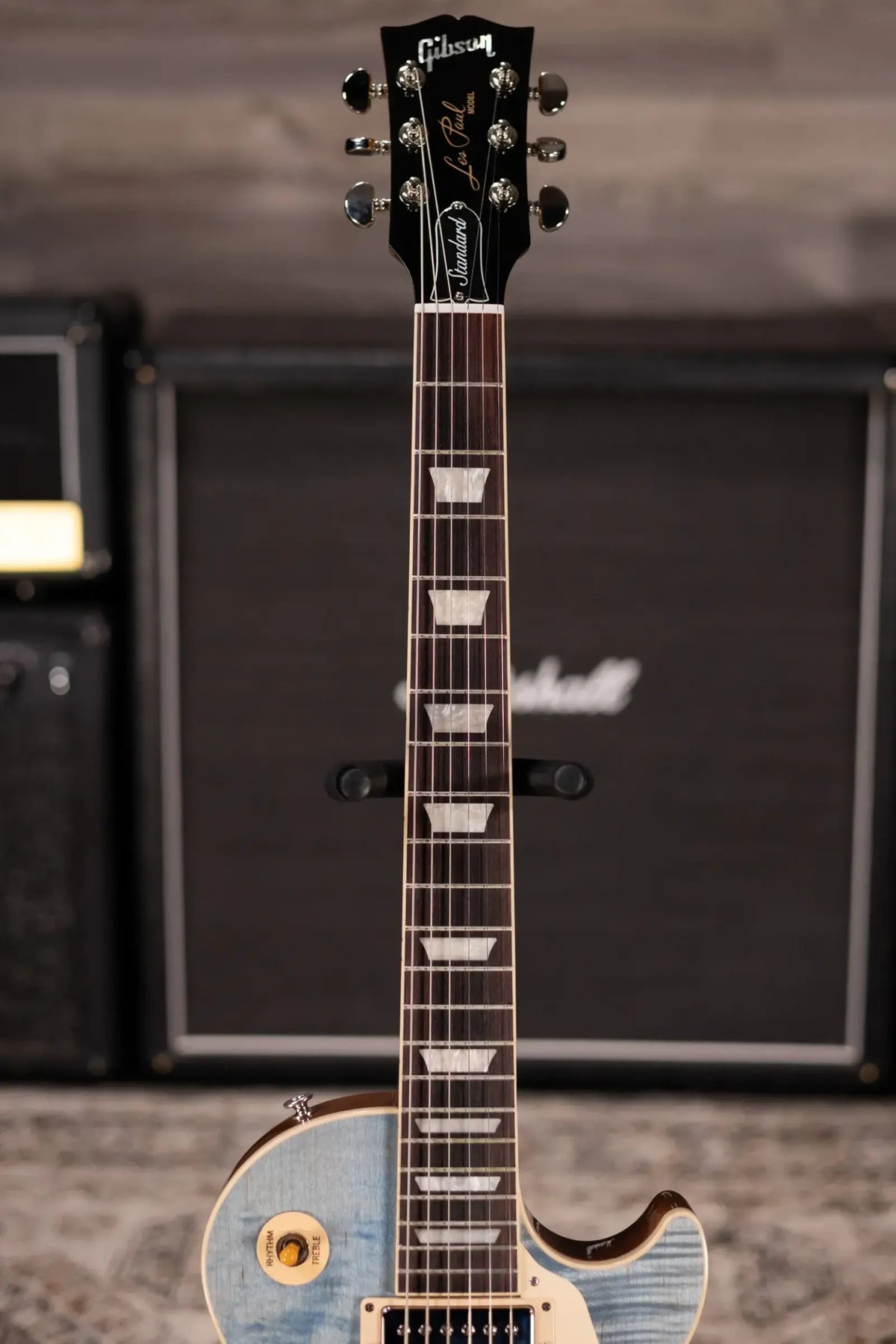 Gibson Les Paul Standard '60s Figured Top Electric Guitar - Ocean Blue with Hardshell Case