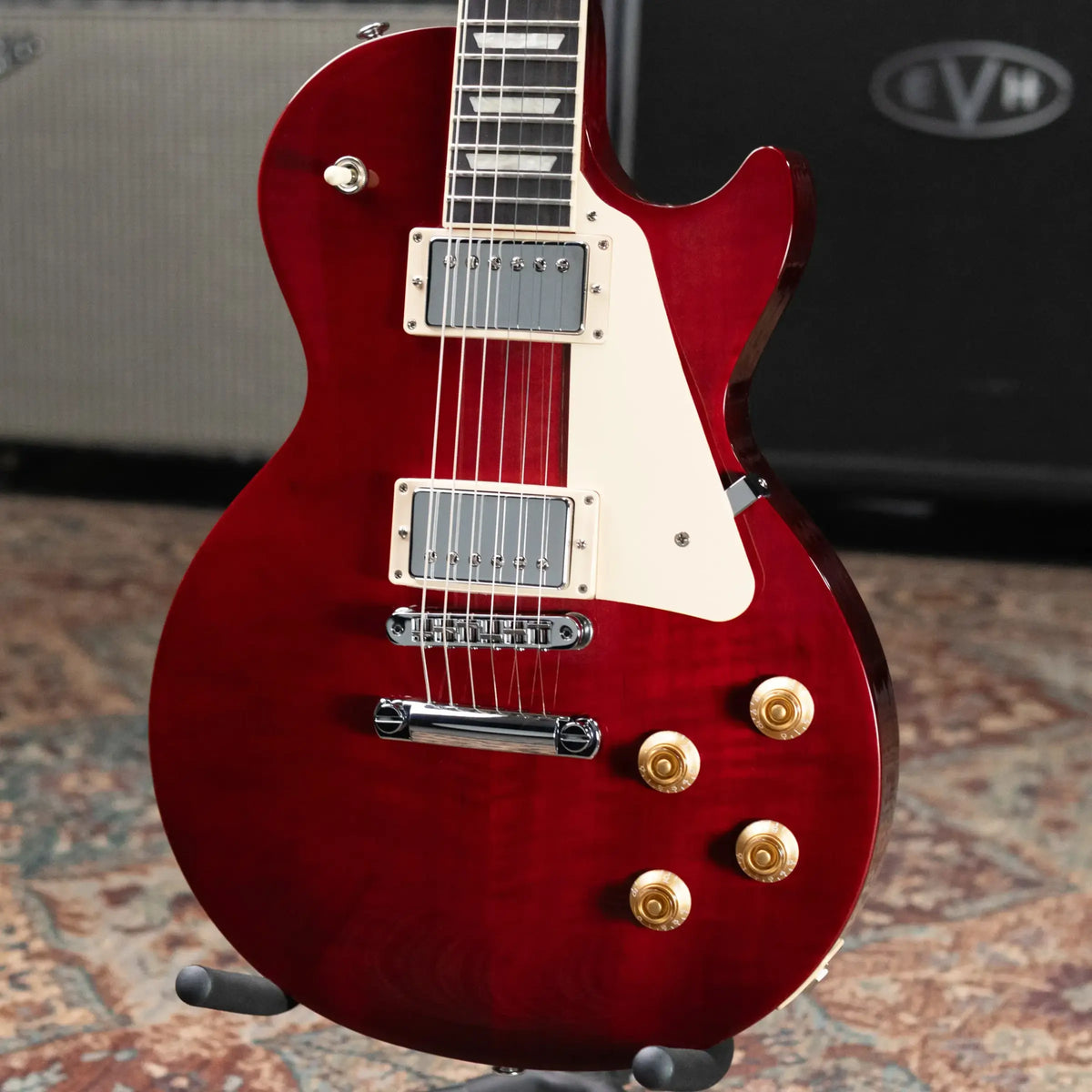 Gibson Les Paul Studio Session Electric Guitar - Cherry with Softshell Gig Bag