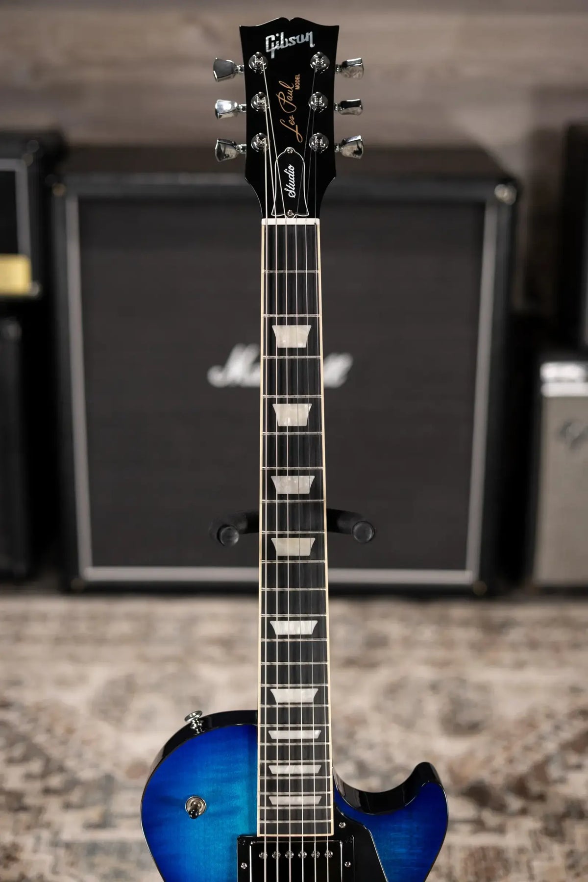 Gibson Les Paul Studio Session Electric Guitar - Cobalt Burst with Gig Bag