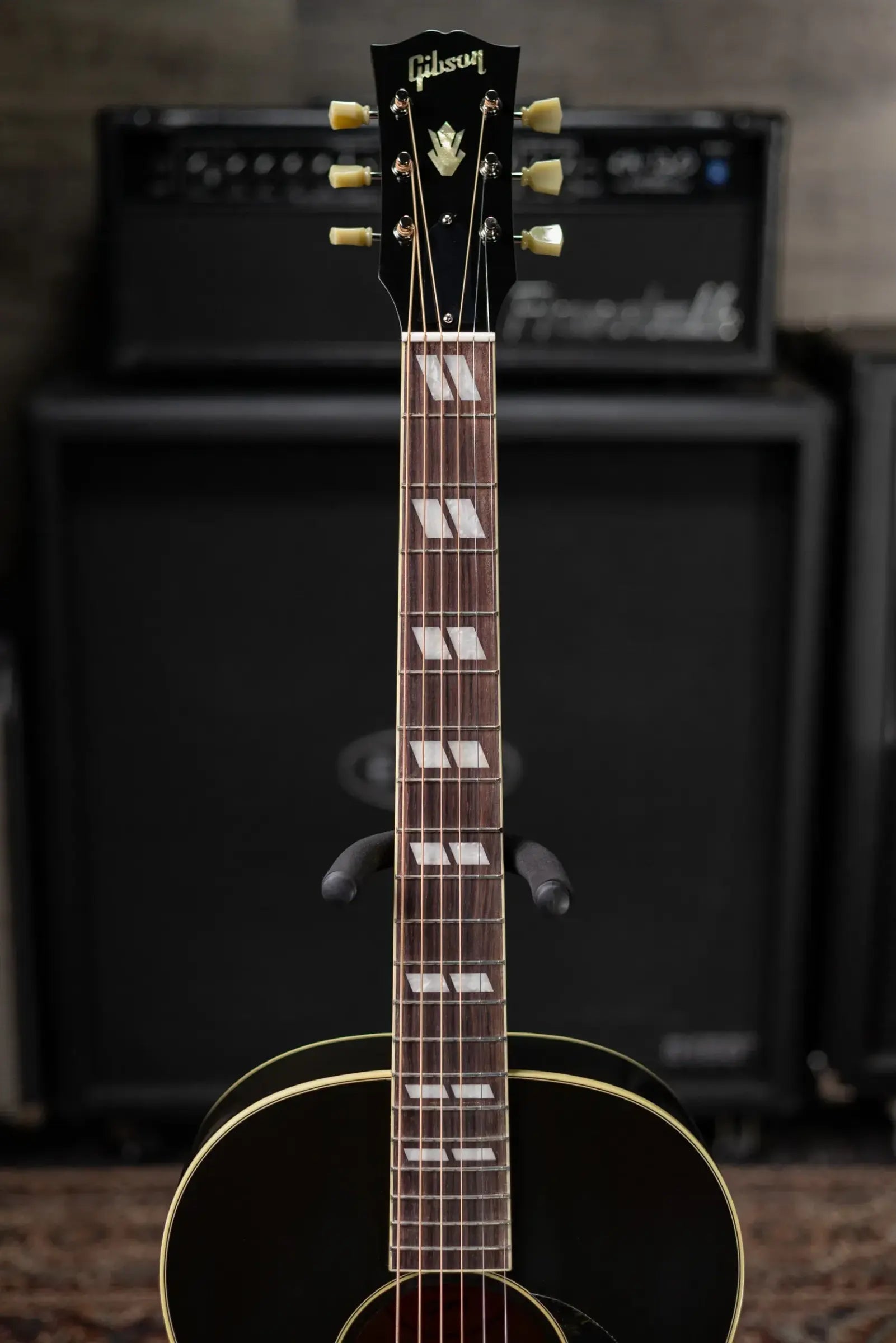 Gibson Nathaniel Rateliff Signature LG-2 Western Acoustic/Electric Guitar - Vintage Sunburst with Hardshell Case