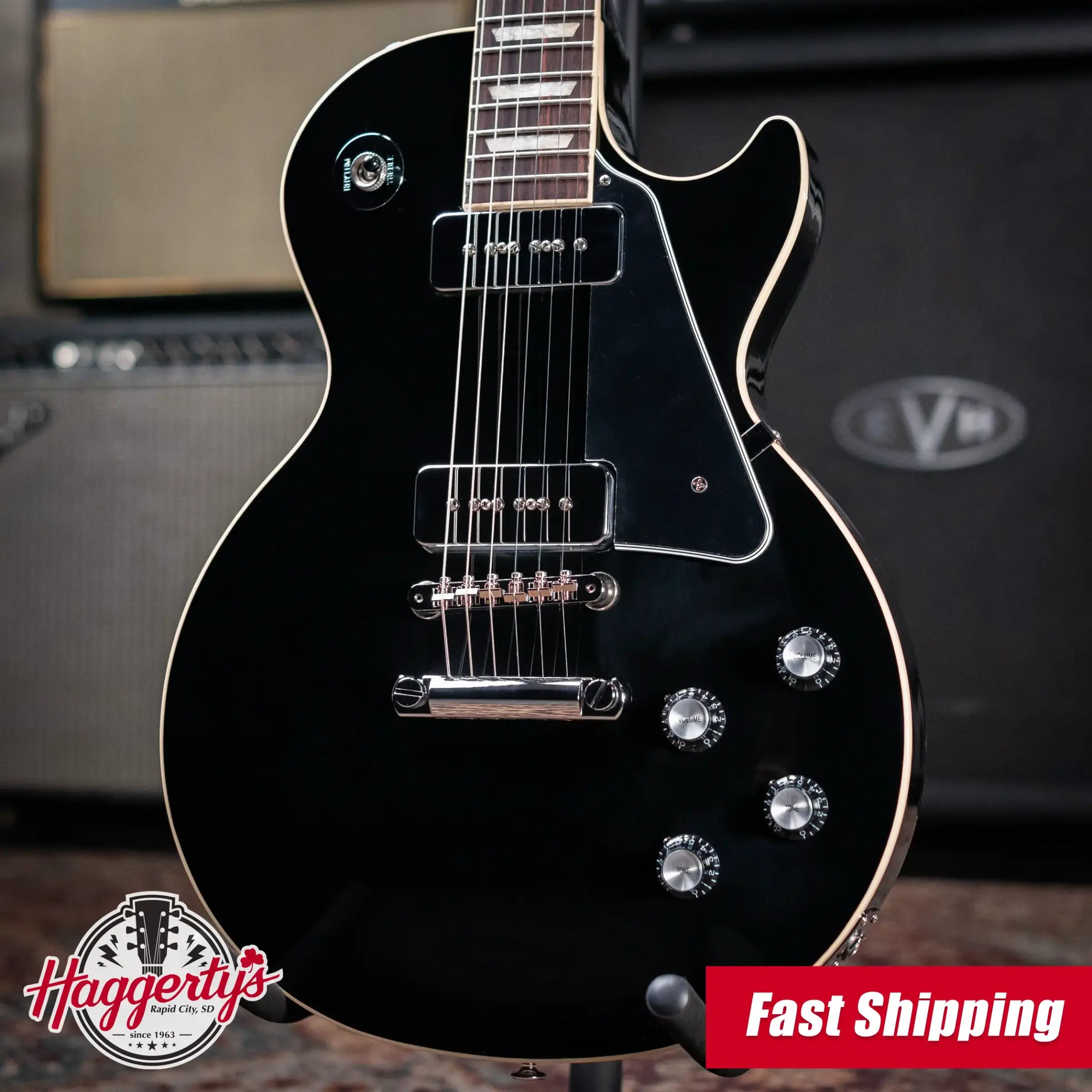 Gibson Noel Gallagher Signature Les Paul Standard Electric Guitar - Ebony with Hardshell Case