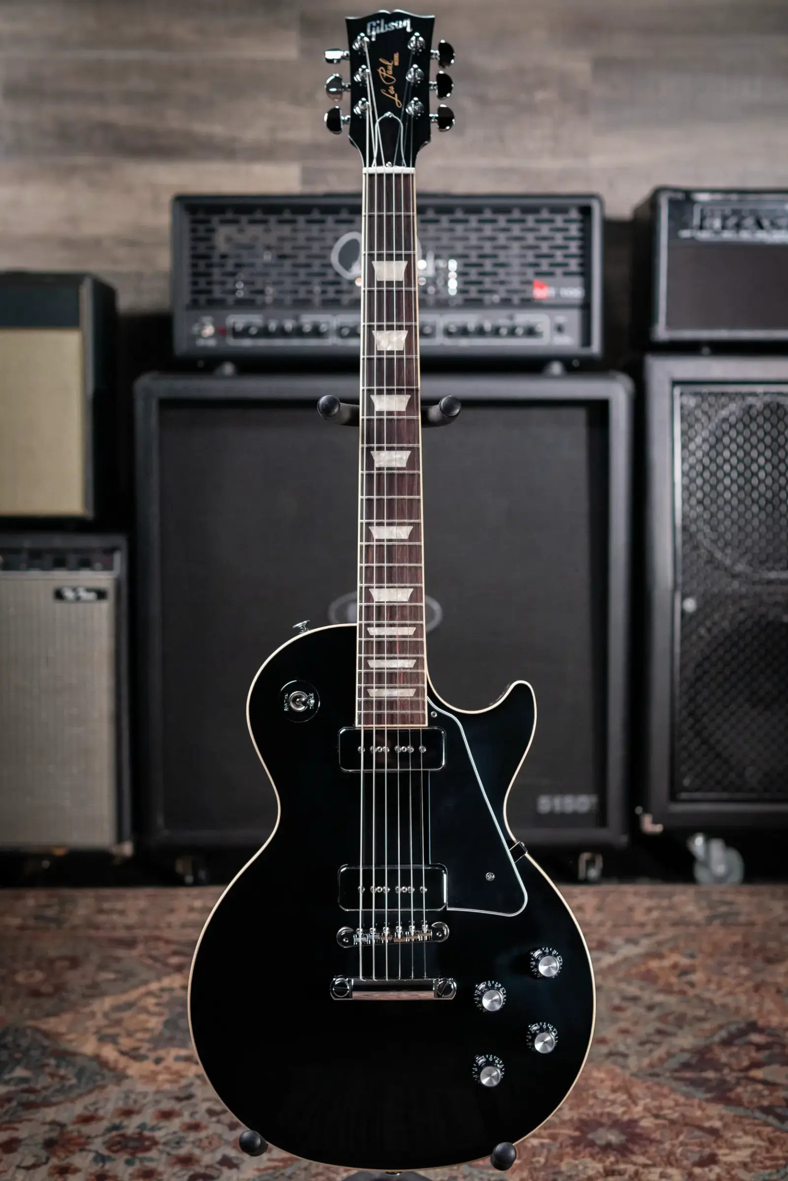 Gibson Noel Gallagher Signature Les Paul Standard Electric Guitar - Ebony with Hardshell Case