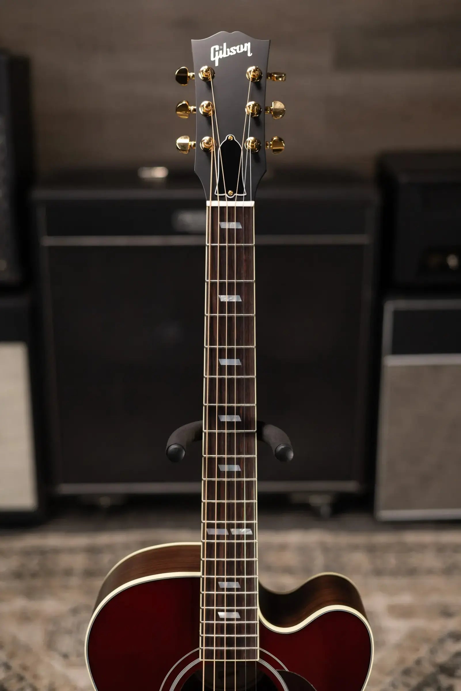 Gibson Parlor Rosewood EC Acoustic/Electric Guitar - Rosewood Burst with Hardshell Case