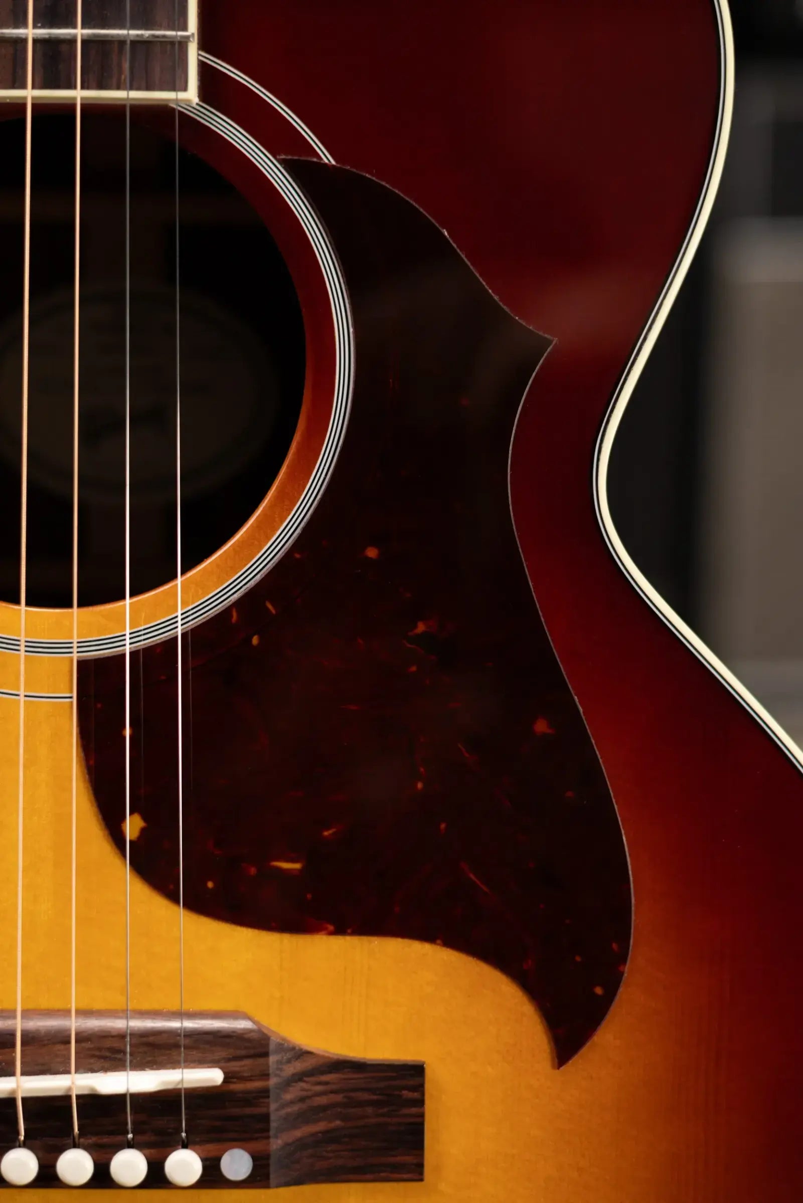 Gibson Parlor Rosewood EC Acoustic/Electric Guitar - Rosewood Burst with Hardshell Case