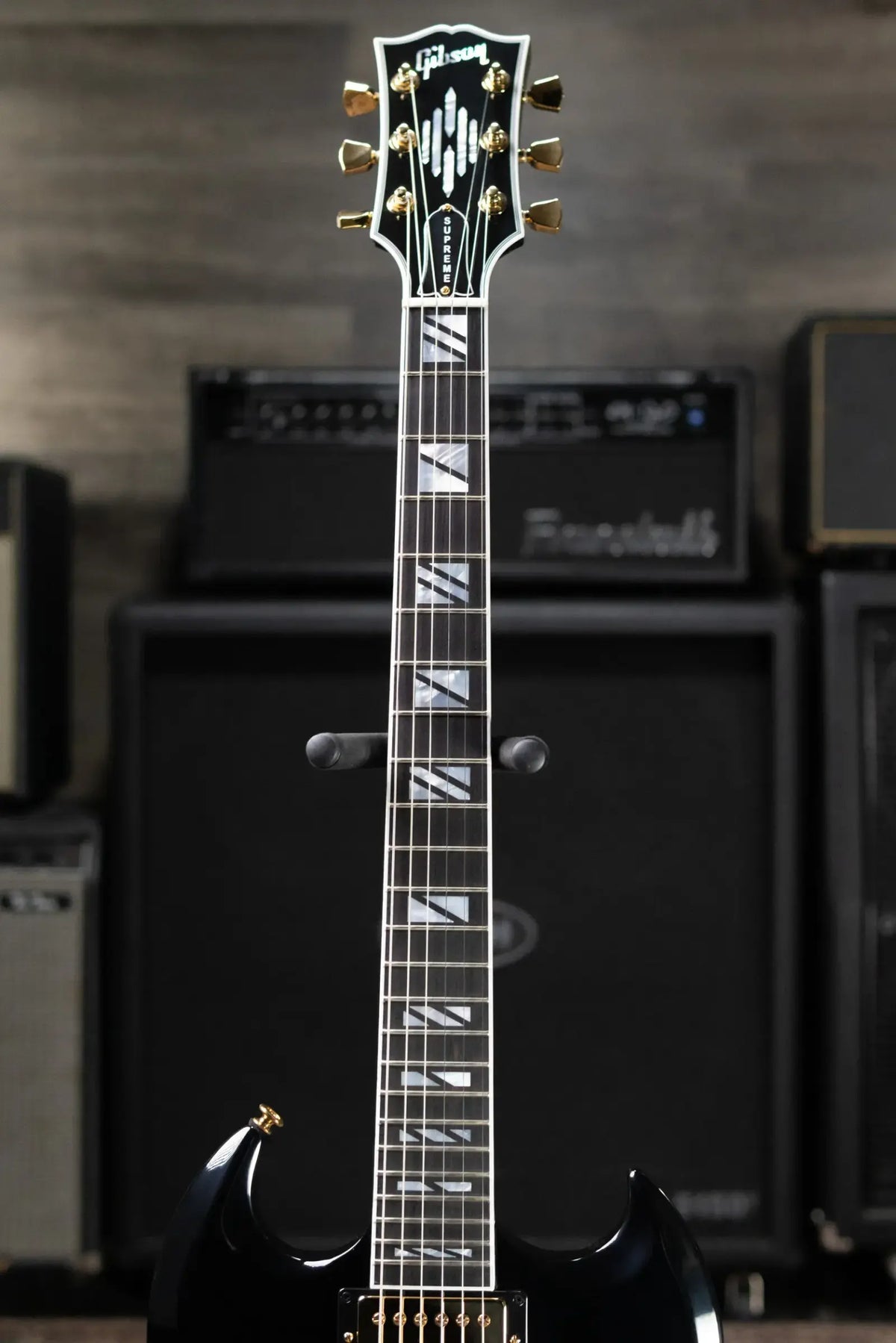 Gibson SG Modern Supreme Electric Guitar - Ebony with Hardshell Case