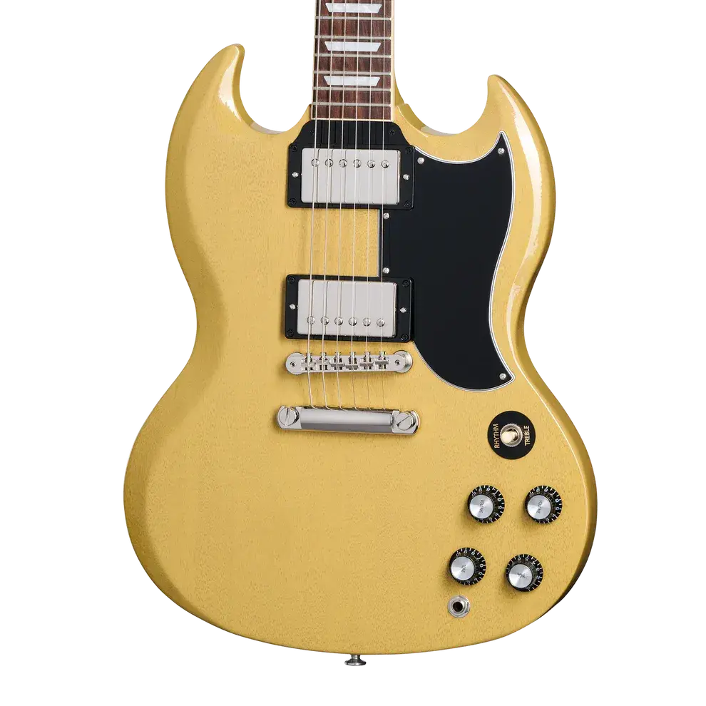 Gibson SG Standard '61 Stop Bar Electric Guitar - TV Yellow with Hardshell Case