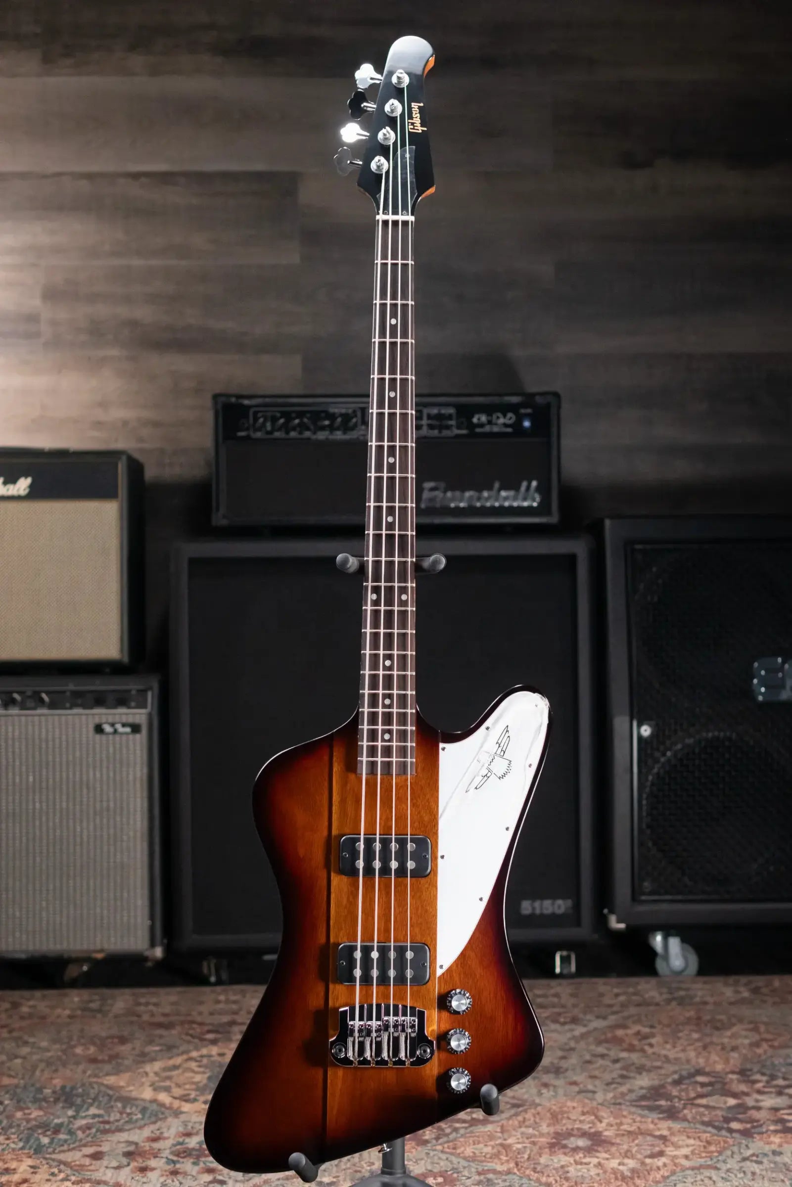 Gibson Thunderbird Electric Bass Guitar - Tobacco Sunburst Perimeter with Hardshell Case