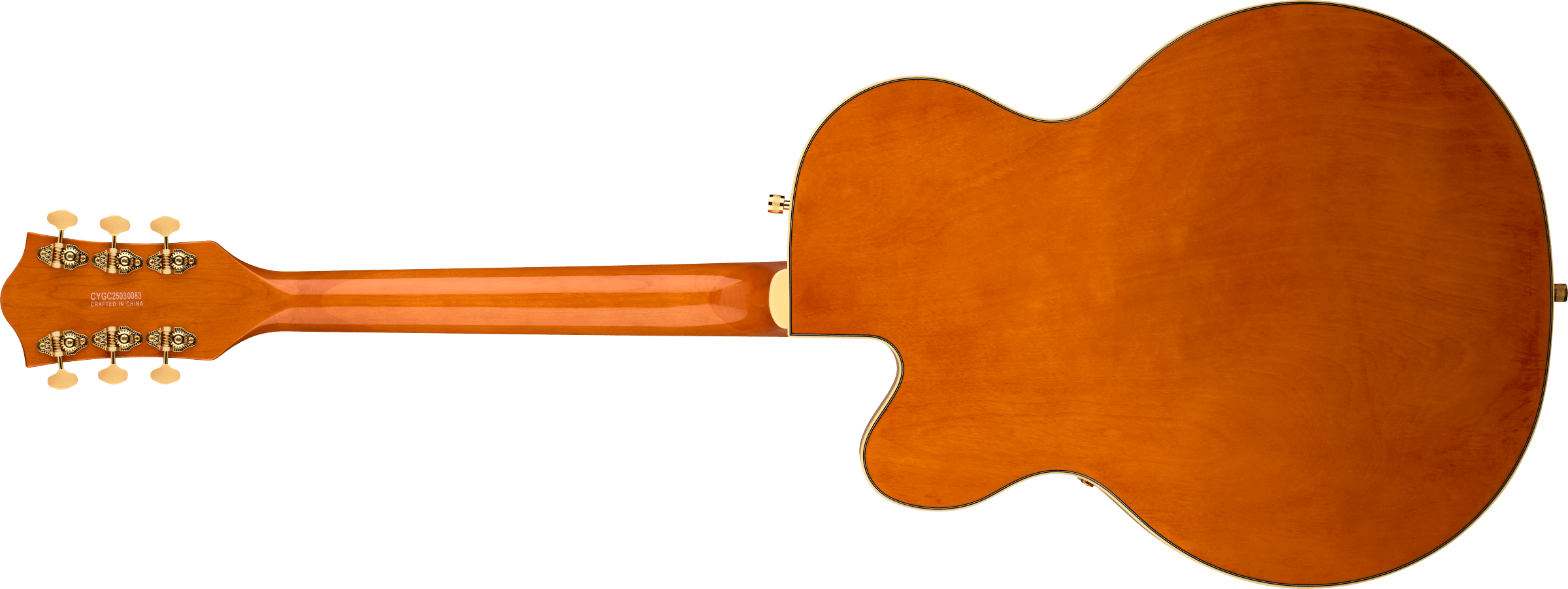 Gretsch Synchromatic Nashville Hollow Body Single-Cut with Bigsby Electric Guitar - 50's Orange Stain with Hardshell Case