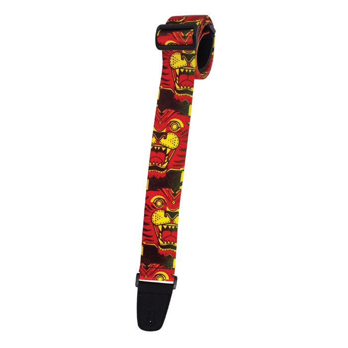 Henry Heller HSUB2-59 Sublimation Guitar Strap Red Lion