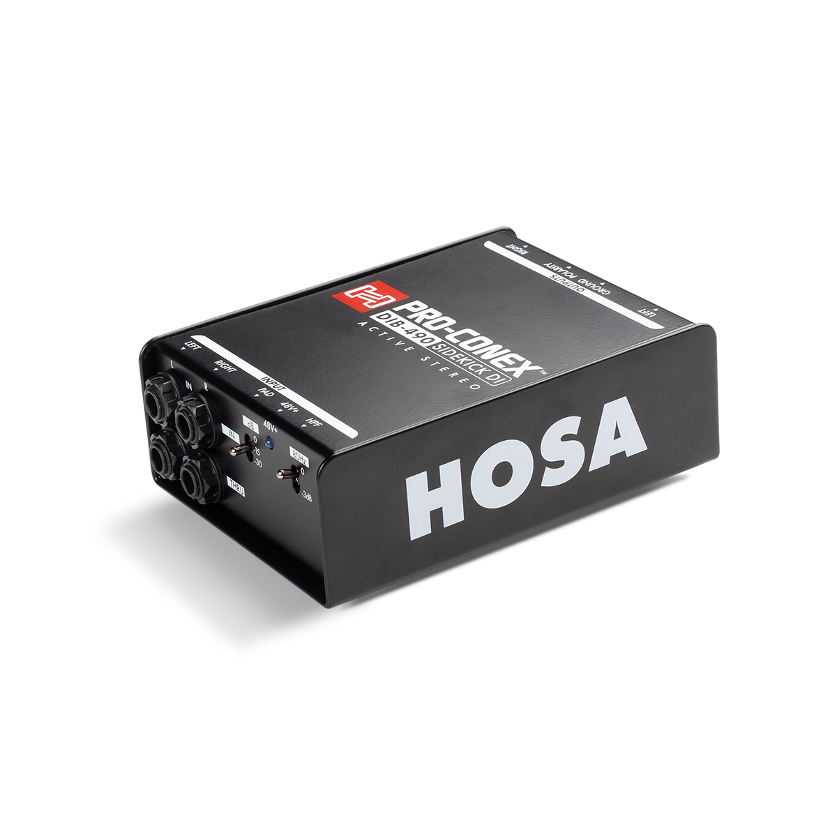 Hosa PRO-CONEX SIDEKICK Active Stereo DI Box