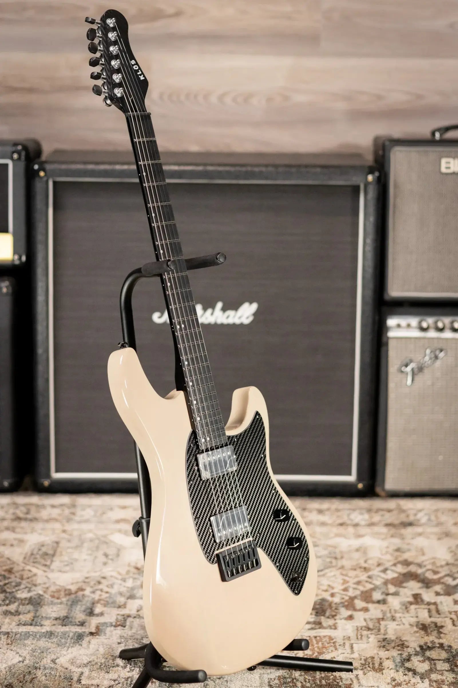 KLOS Custom Series Artemis 24 Fishman Electric Guitar - Feather with Locking Tuners and Gig Bag