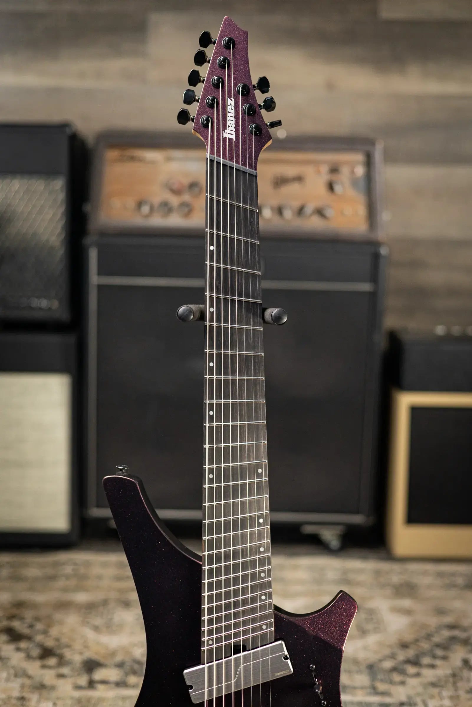 Ibanez Alpha A528 Multi-Scale 8-String Electric Guitar - Coral Mirage with Gig Bag