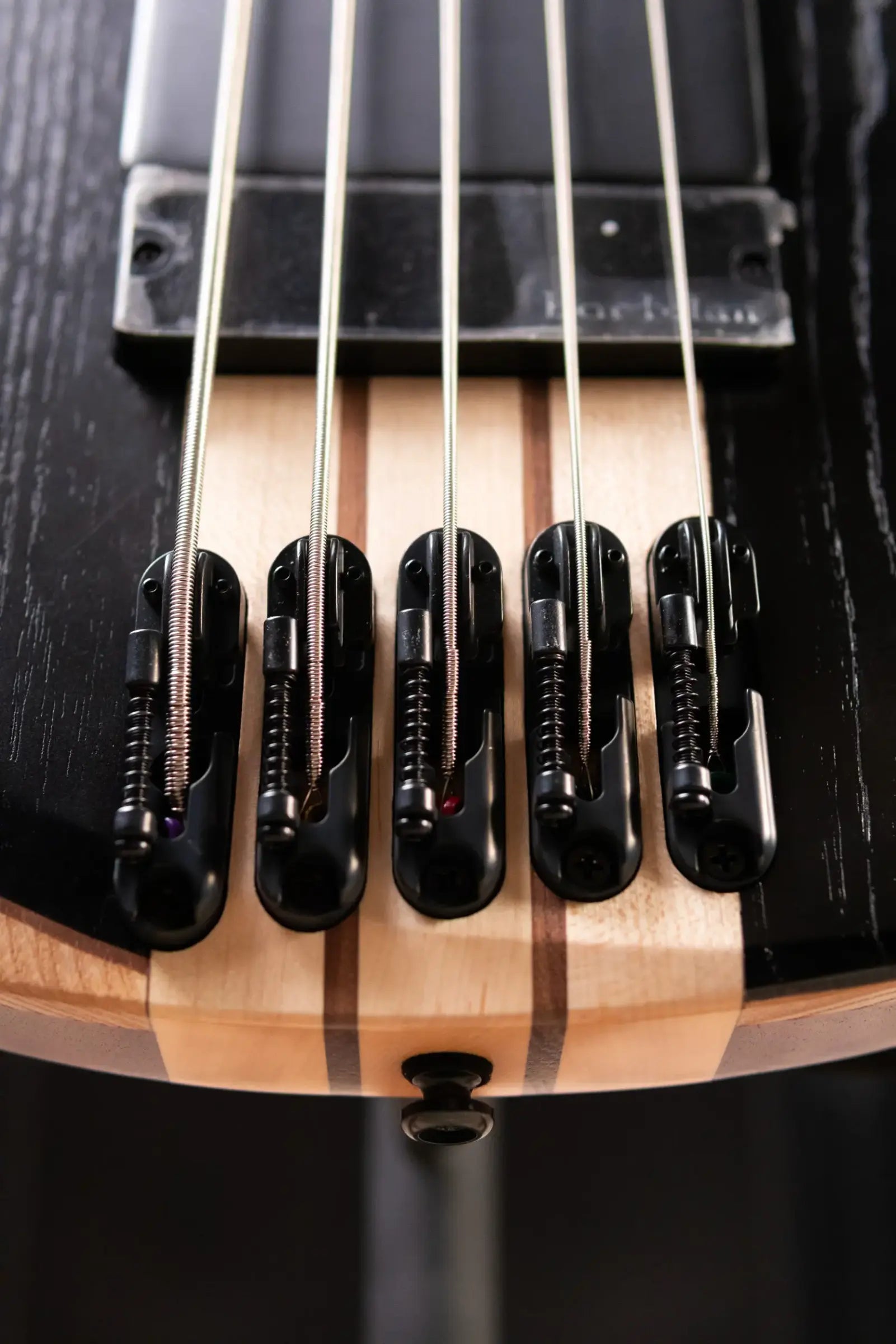 Ibanez BTB865SCWKL 5-String Electric Bass - Weathered Black Low Gloss