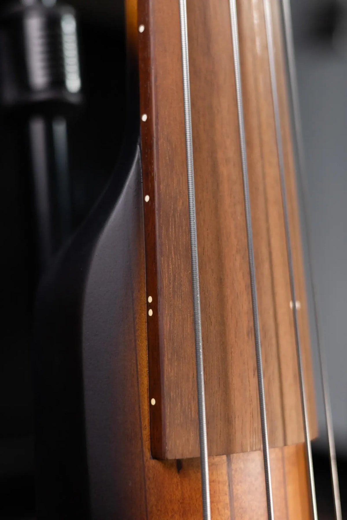 Ibanez Bass Workshop UB804 4-String Electric Upright Bass - Mahogany Oil Burst with Gig Bag