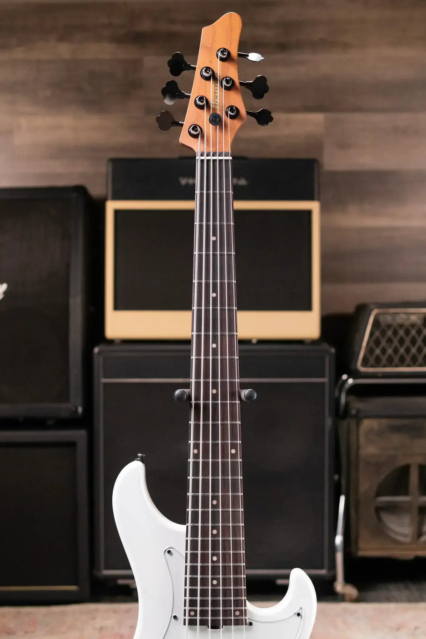 Ibanez MDM1006PW Mode 6-String Electric Bass - Pearl White with Gig Bag