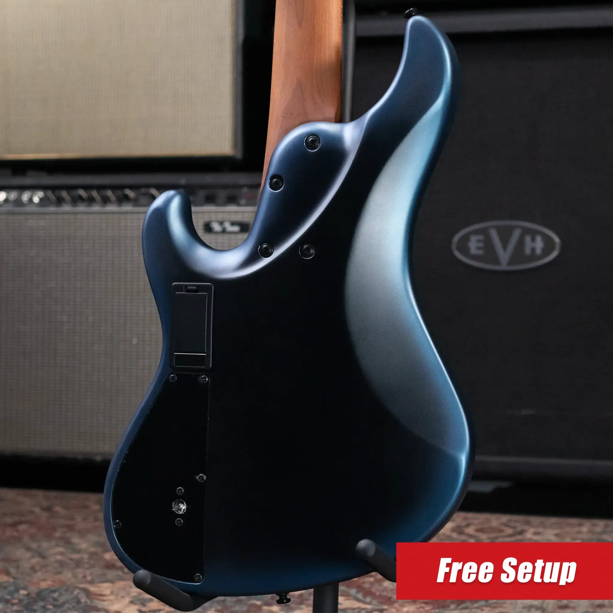 Ibanez Mode MDM1005 5-String Electric Bass Guitar - Midnight Arctic Ocean Matte