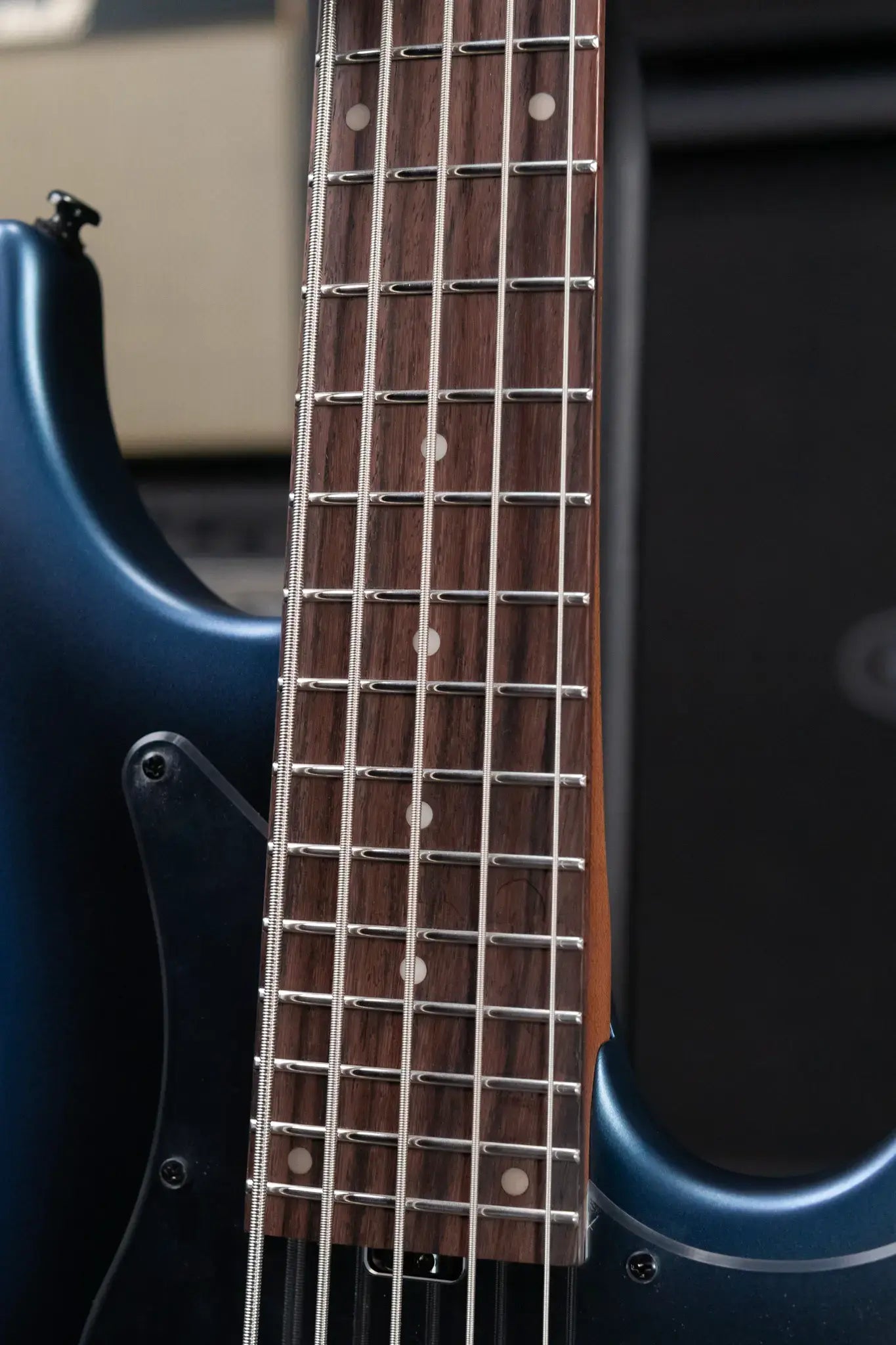 Ibanez Mode MDM1005 5-String Electric Bass Guitar - Midnight Arctic Ocean Matte
