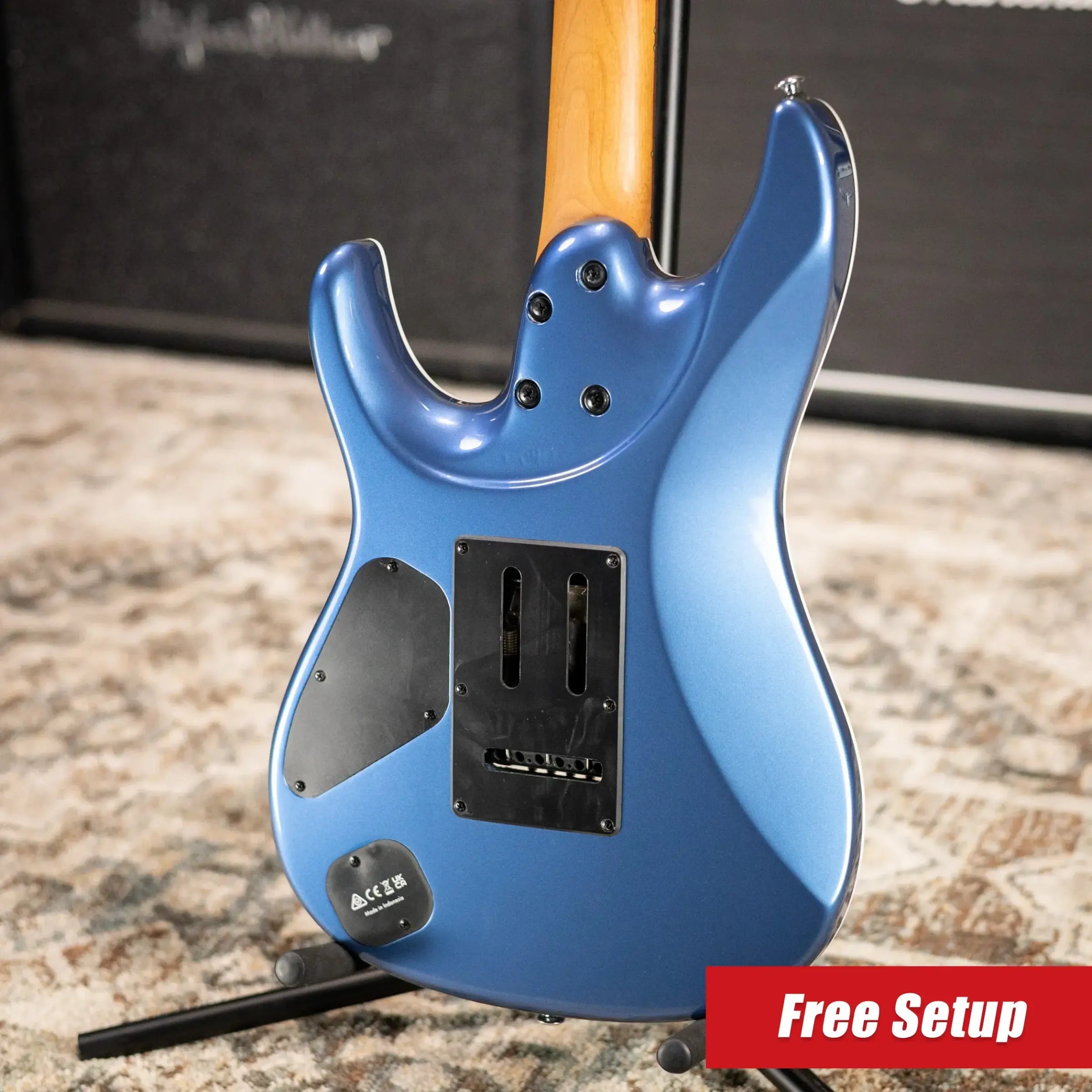 Ibanez Premium AZ42P1 Electric Guitar - Prussian Blue Metallic with Gig Bag - Used