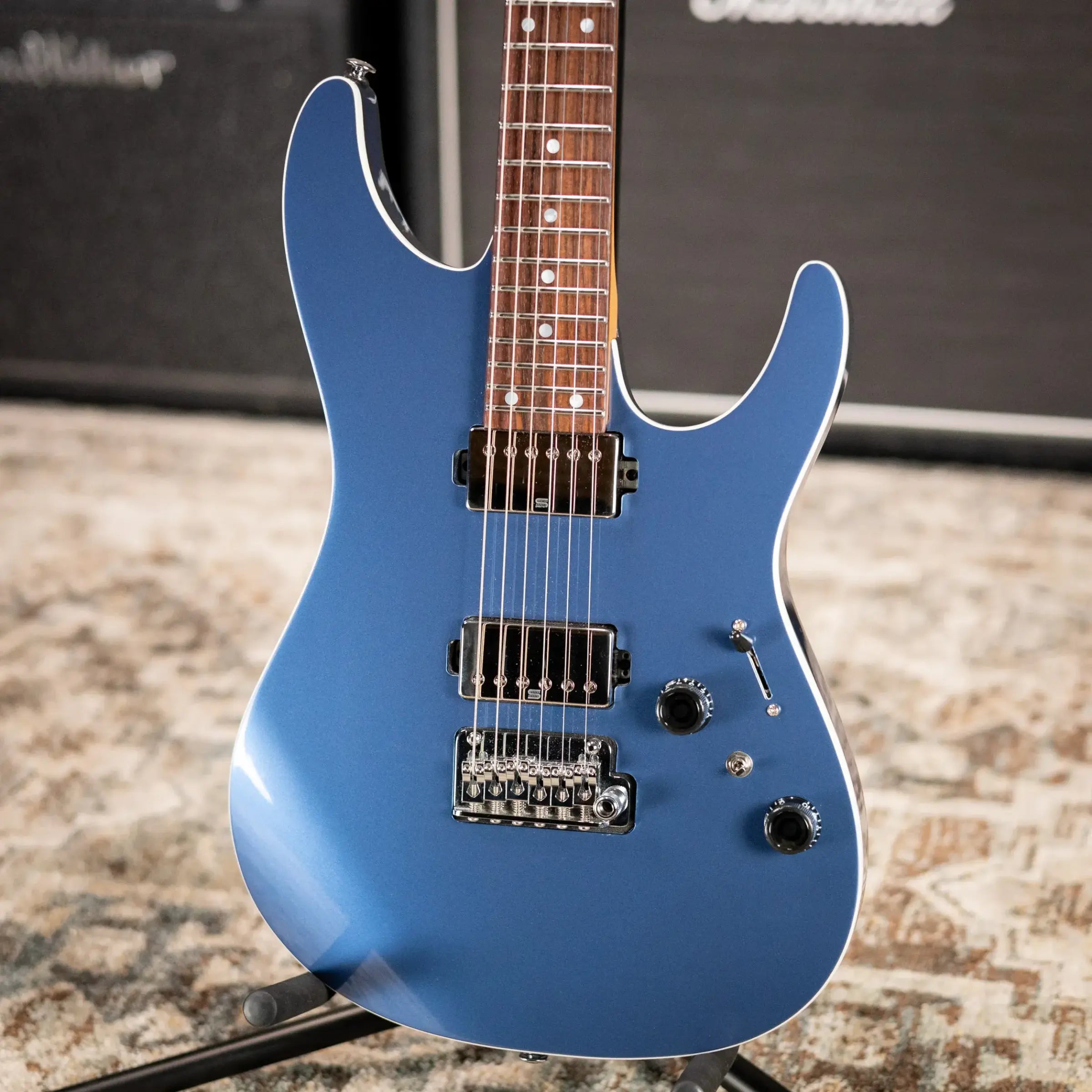 Ibanez Premium AZ42P1 Electric Guitar - Prussian Blue Metallic with Gig Bag - Used