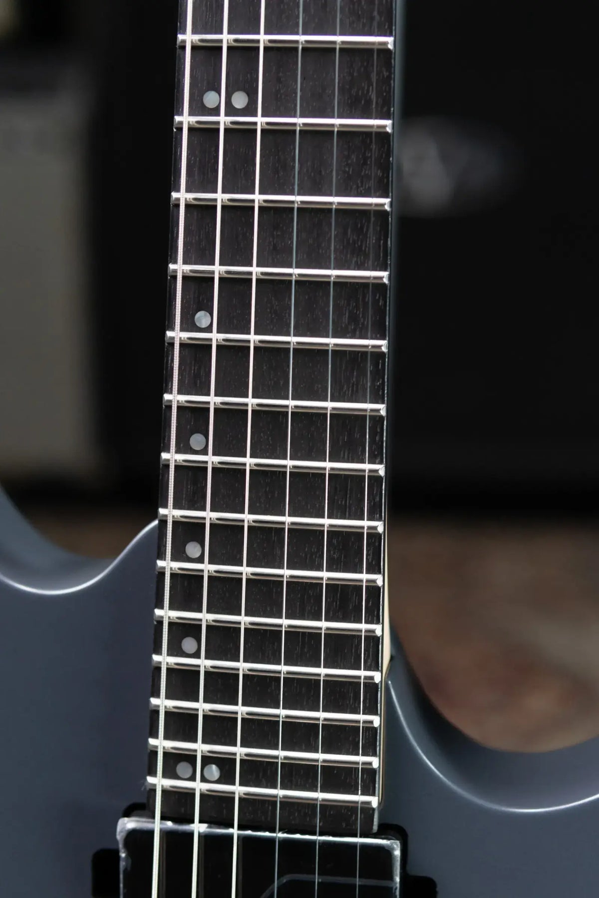 Ibanez Prestige RGR5121RB Electric Guitar - Gray Metallic Flat with Hardshell Case
