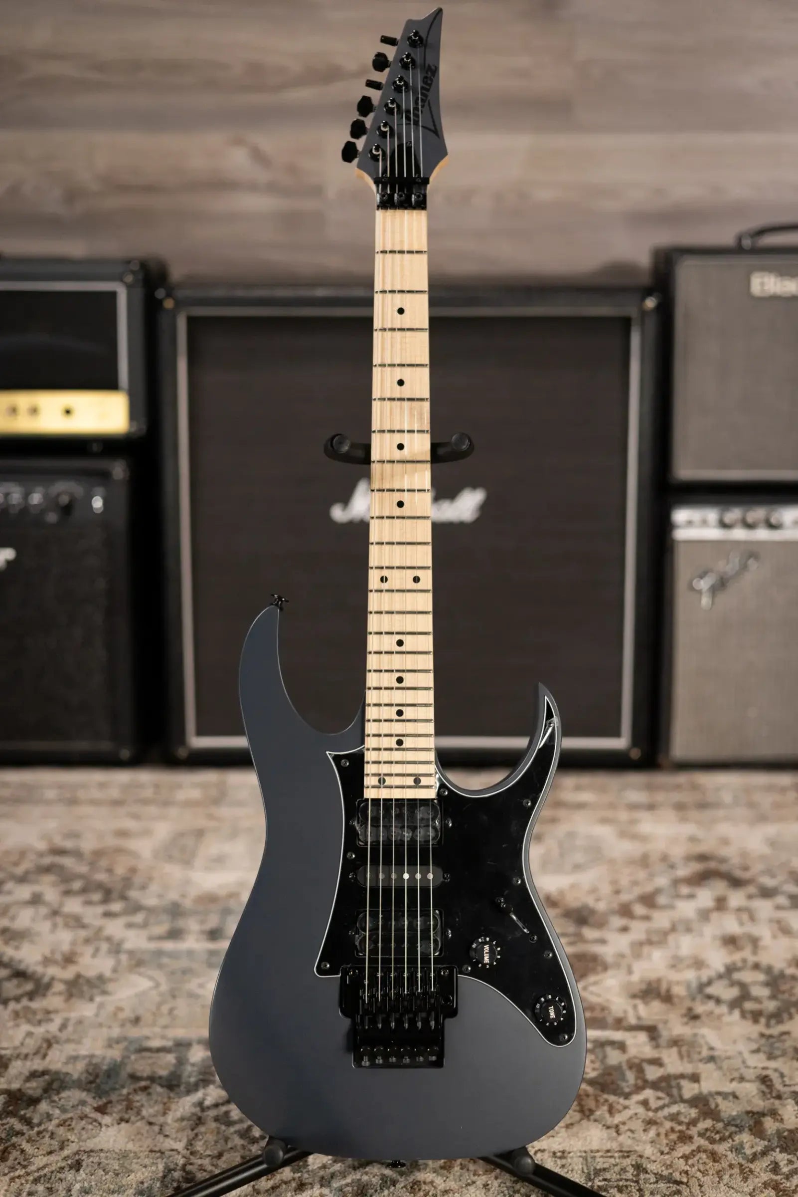 Ibanez RG550 Genesis Collection Electric Guitar - Gray Metallic Flat